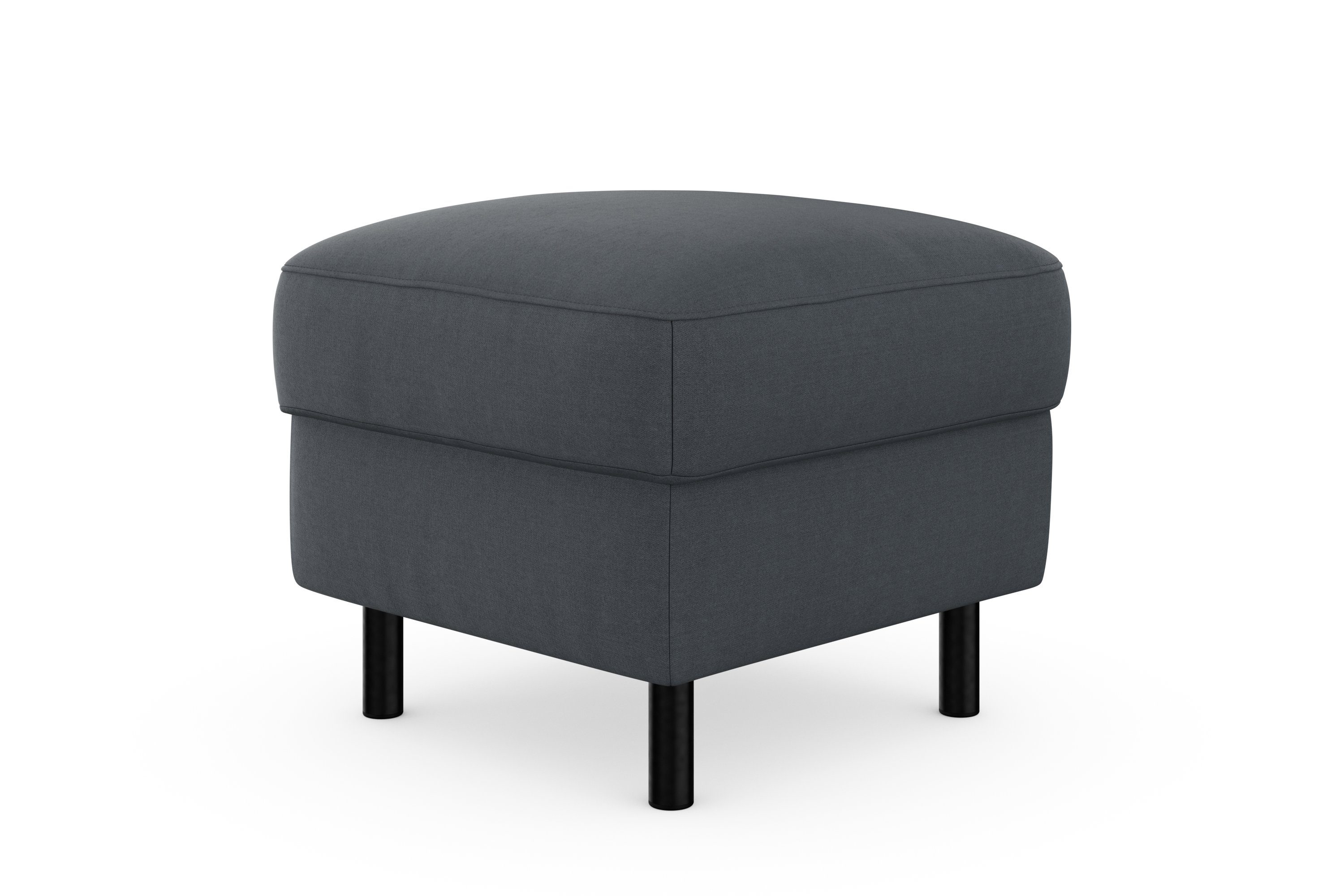 sit&more Hocker met bergruimte Sinatra Zitoppervlak is afneembaar, matzwarte metalen poten