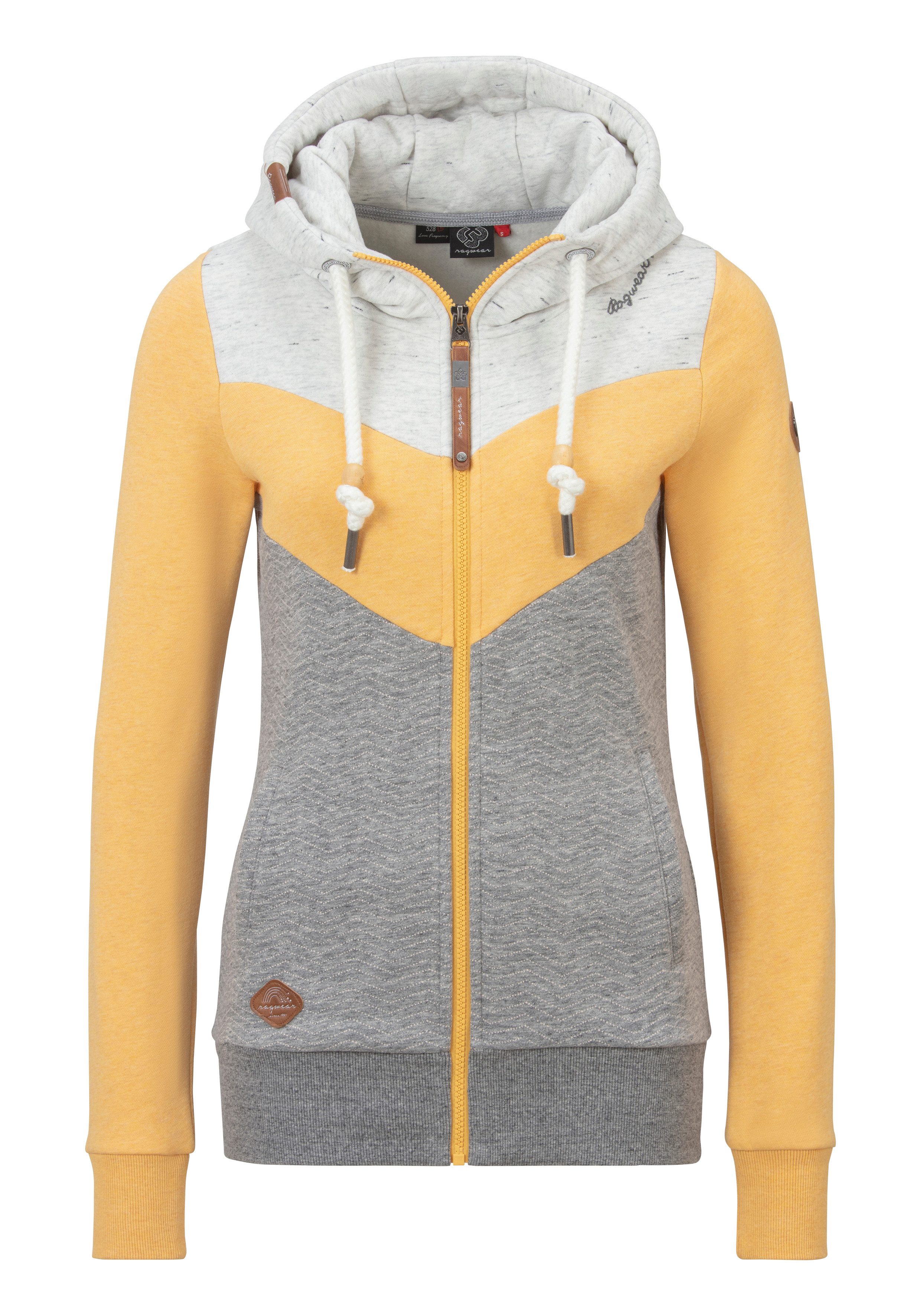 Ragwear Sweatvest TREGA ZIP O in colourblocking-design