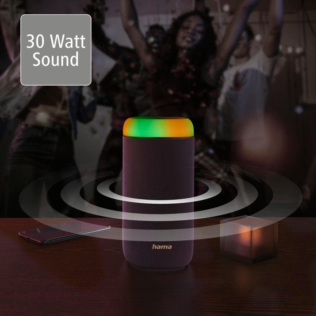 Hama Bluetooth luidspreker Bluetooth box led 30 W Xtra bas 360ᵒ geluid, waterdicht volgens IPX4