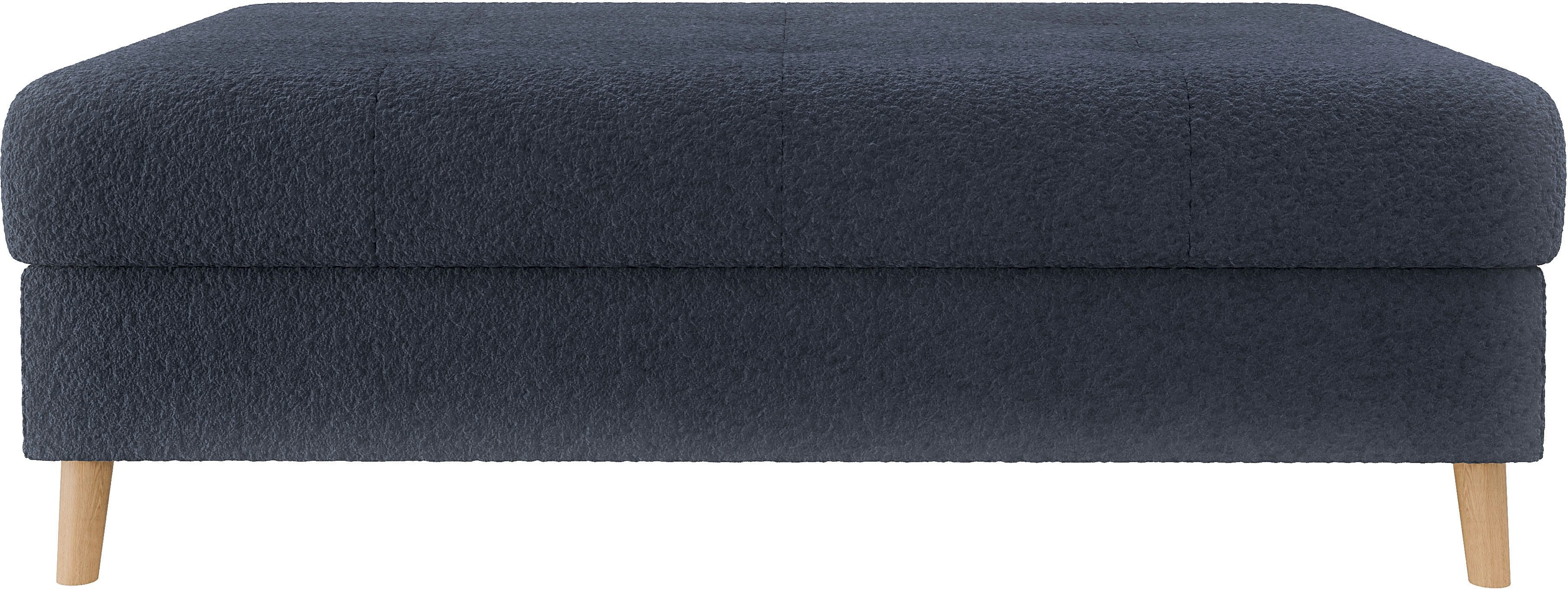 Home affaire Hocker CHARRE XXL, stiksel in het zitgedeelte, afmetingen: B/D/H: 118/73/40 cm