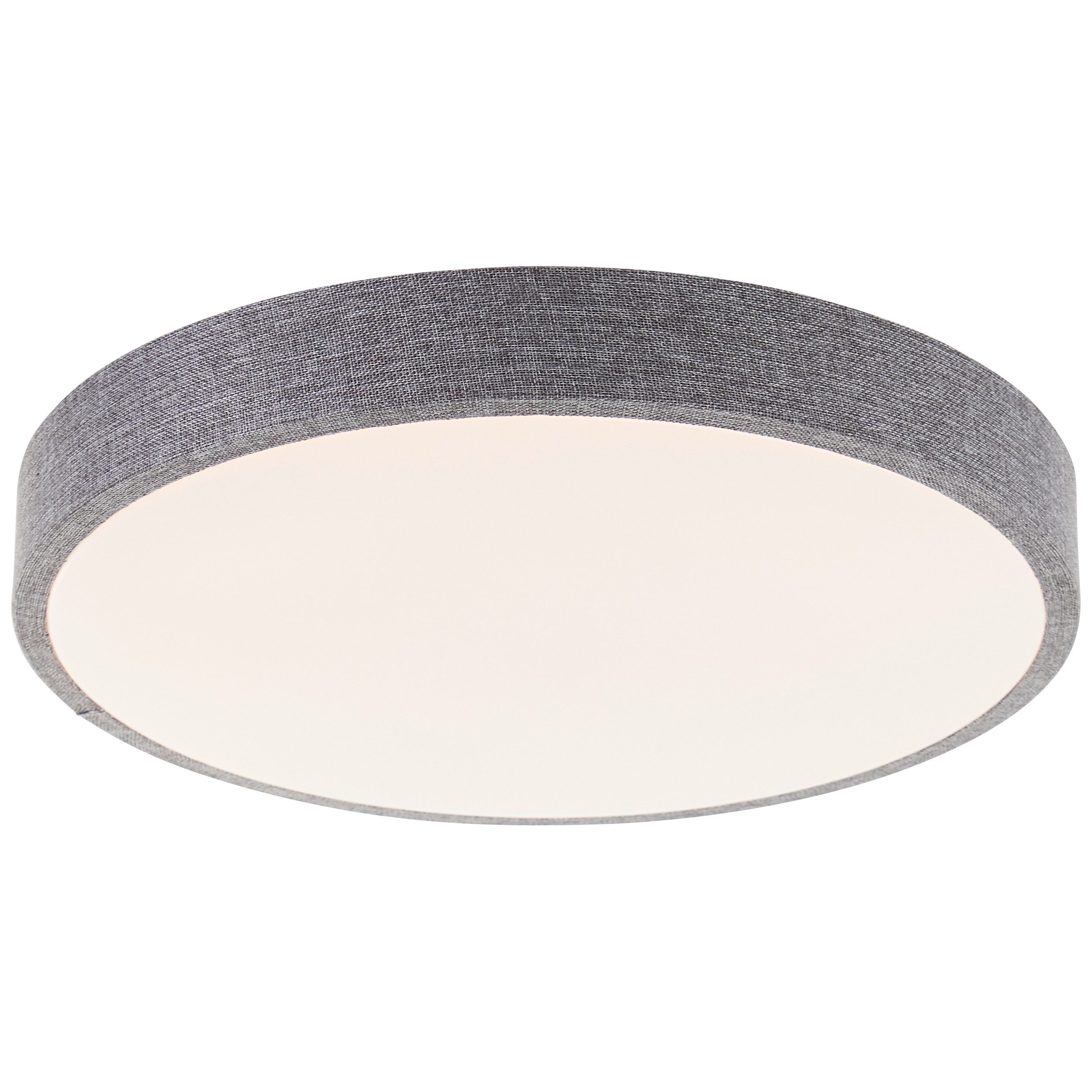 Brilliant Leuchten Led-plafondlamp Filiz Textiel, Ø 39 cm, 24 W, 2400 lm, 3000 K, 3-standen dimbaar (1 stuk)