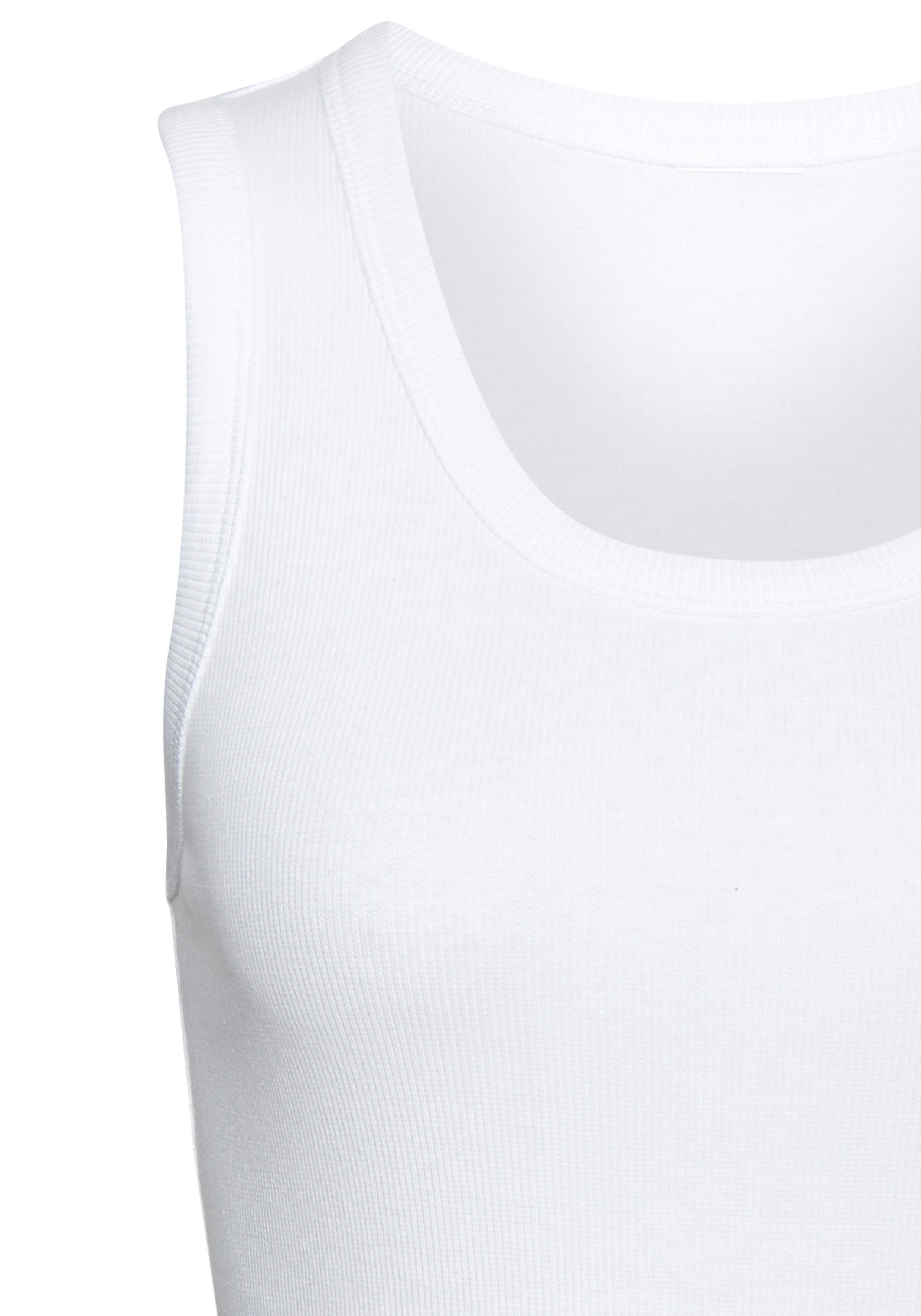 Vivance Tanktop Van zachte rib jersey van zachte katoen-rib kwaliteit (2-delig Set van 2)