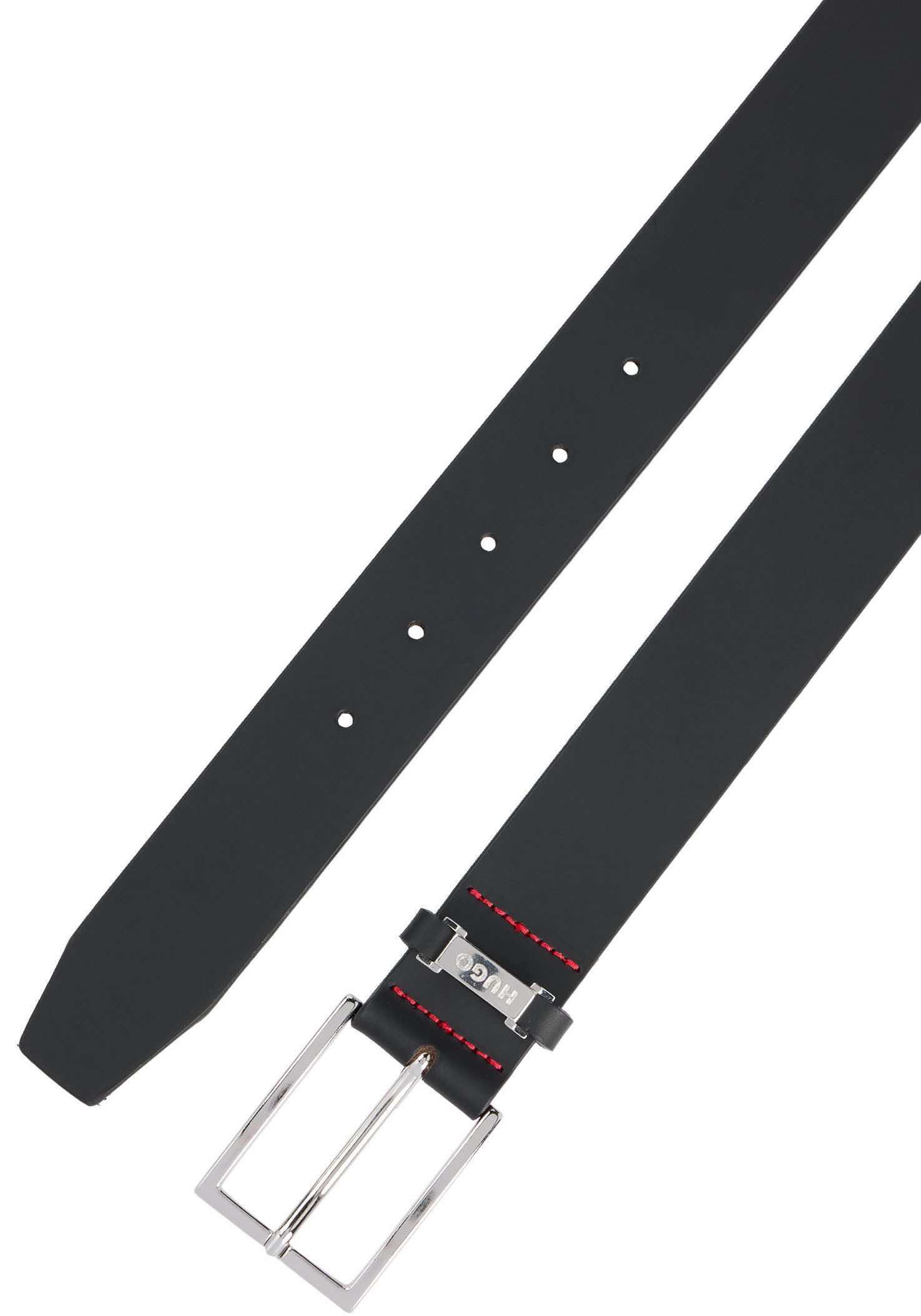 HUGO Leren riem Gabriel_Sz35 Met merkembleem van HUGO