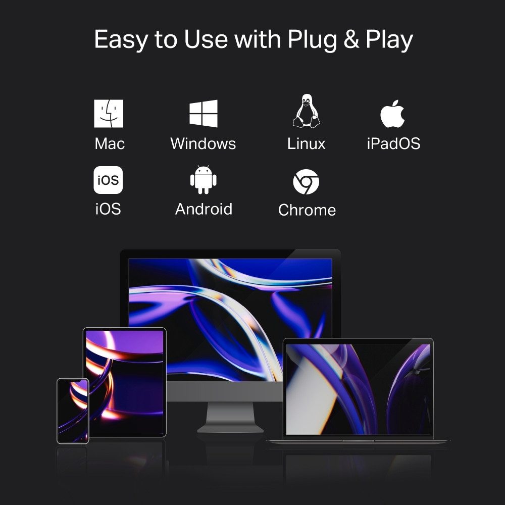 TP-Link Laptop-dockingstation UH7020C USB Type-C 7-in-1 Hub