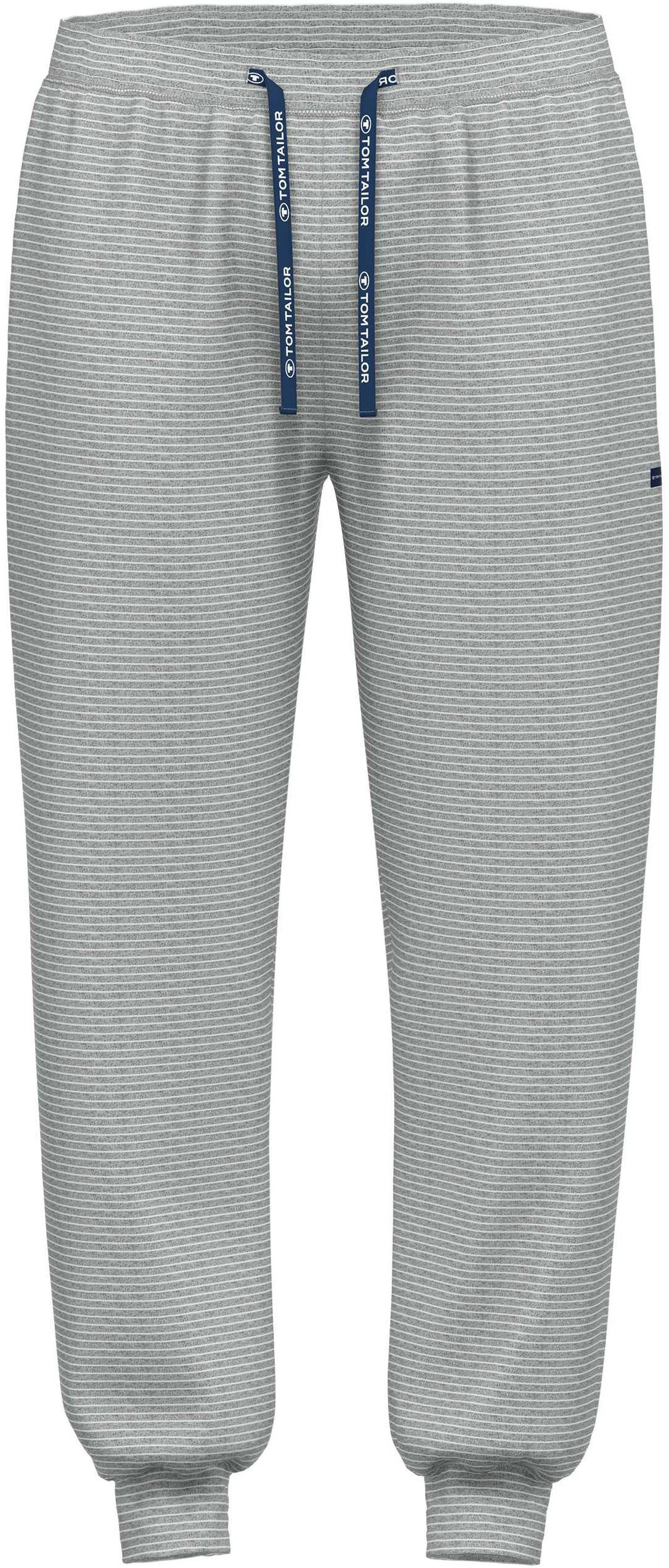 Tom Tailor Pyjamabroek met logo-bindband