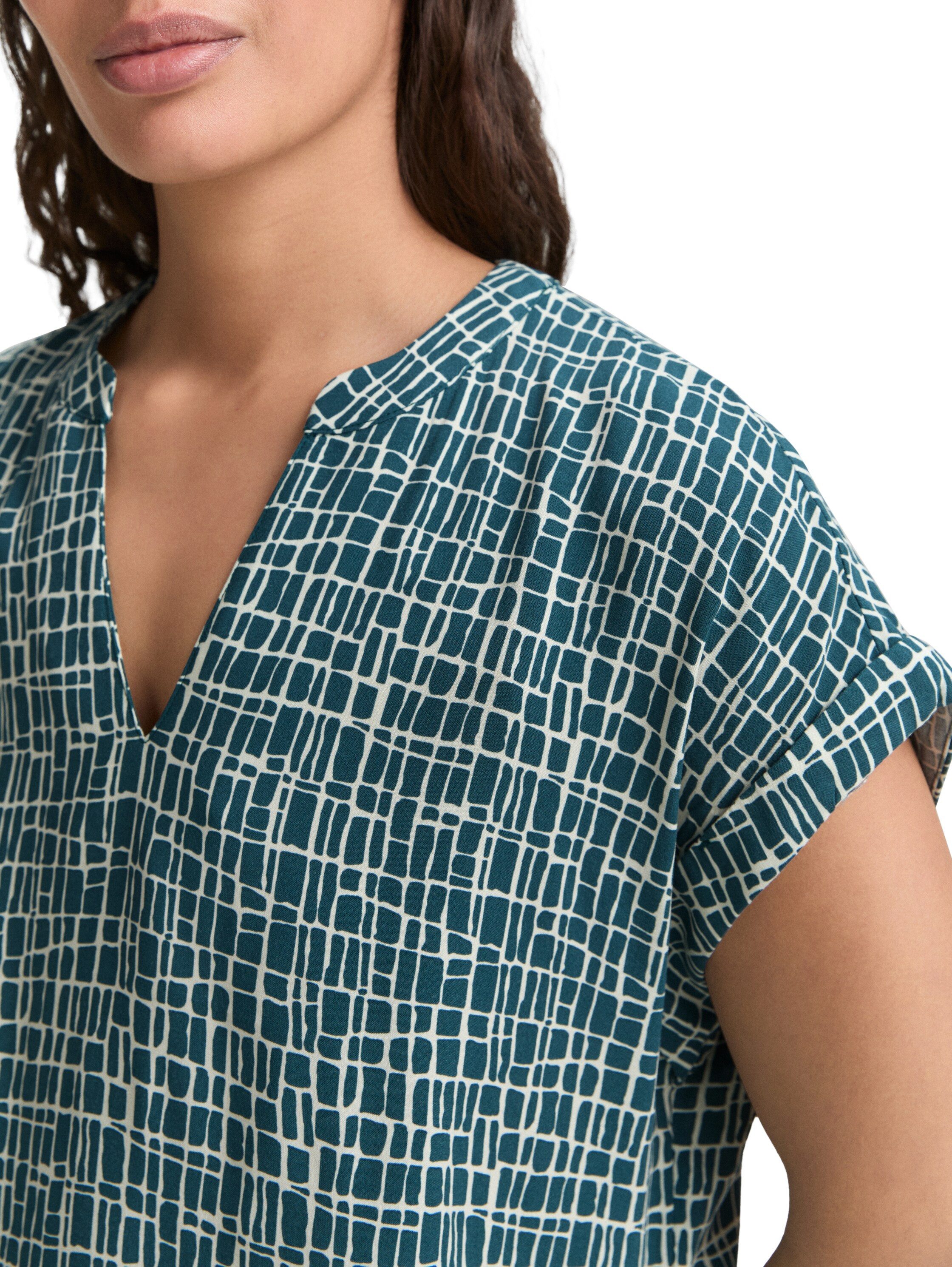 Tom Tailor Blouse met korte mouwen in loose fit