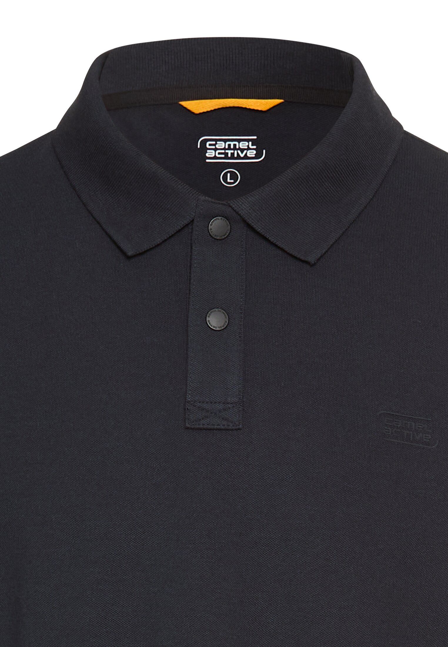 camel active Poloshirt met lange mouwen