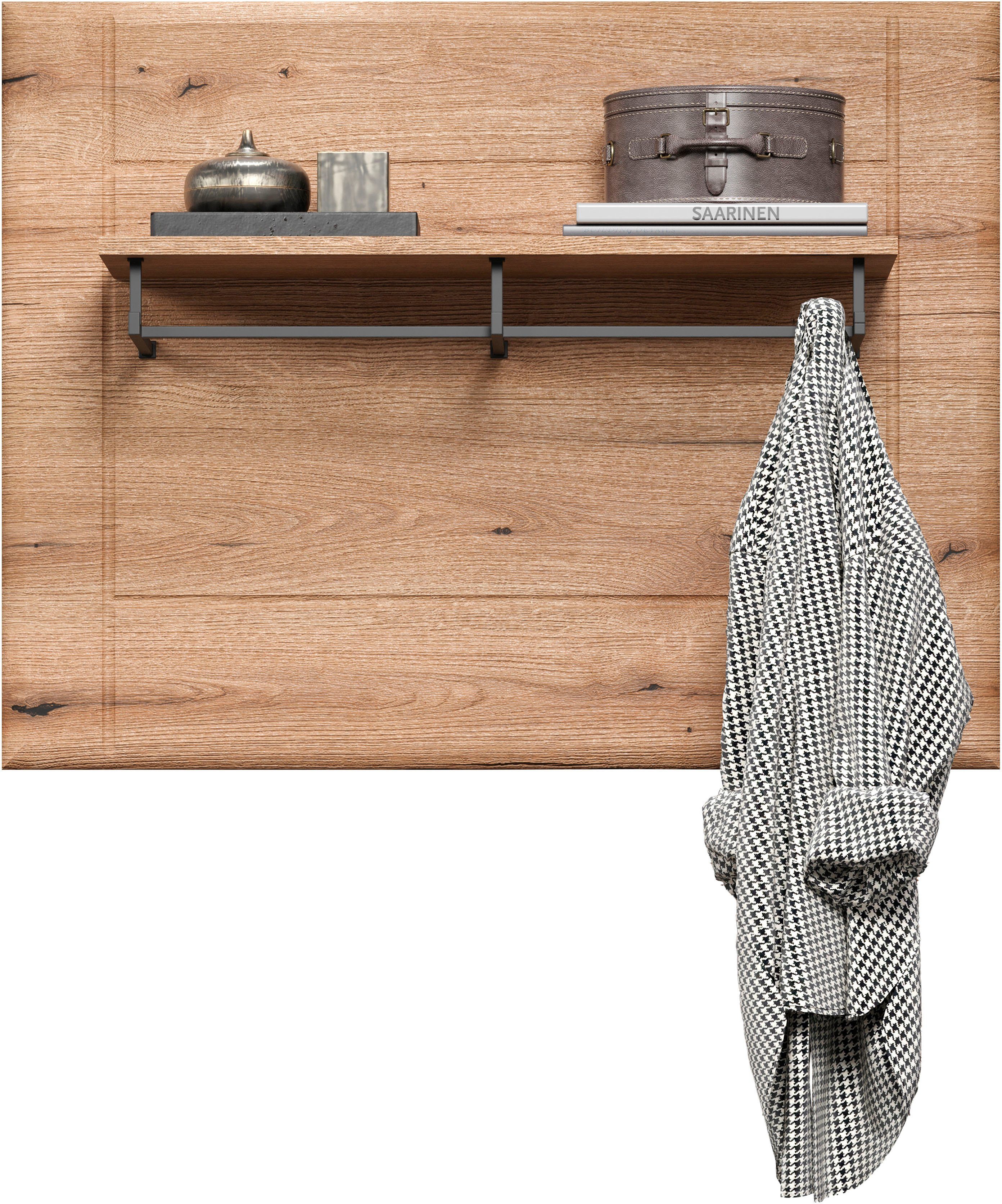 INOSIGN Wandrek Graz Afmetingen (B/H/D in cm): (91/70/26) - kleur: wit hoogglans en eik (1 stuk)