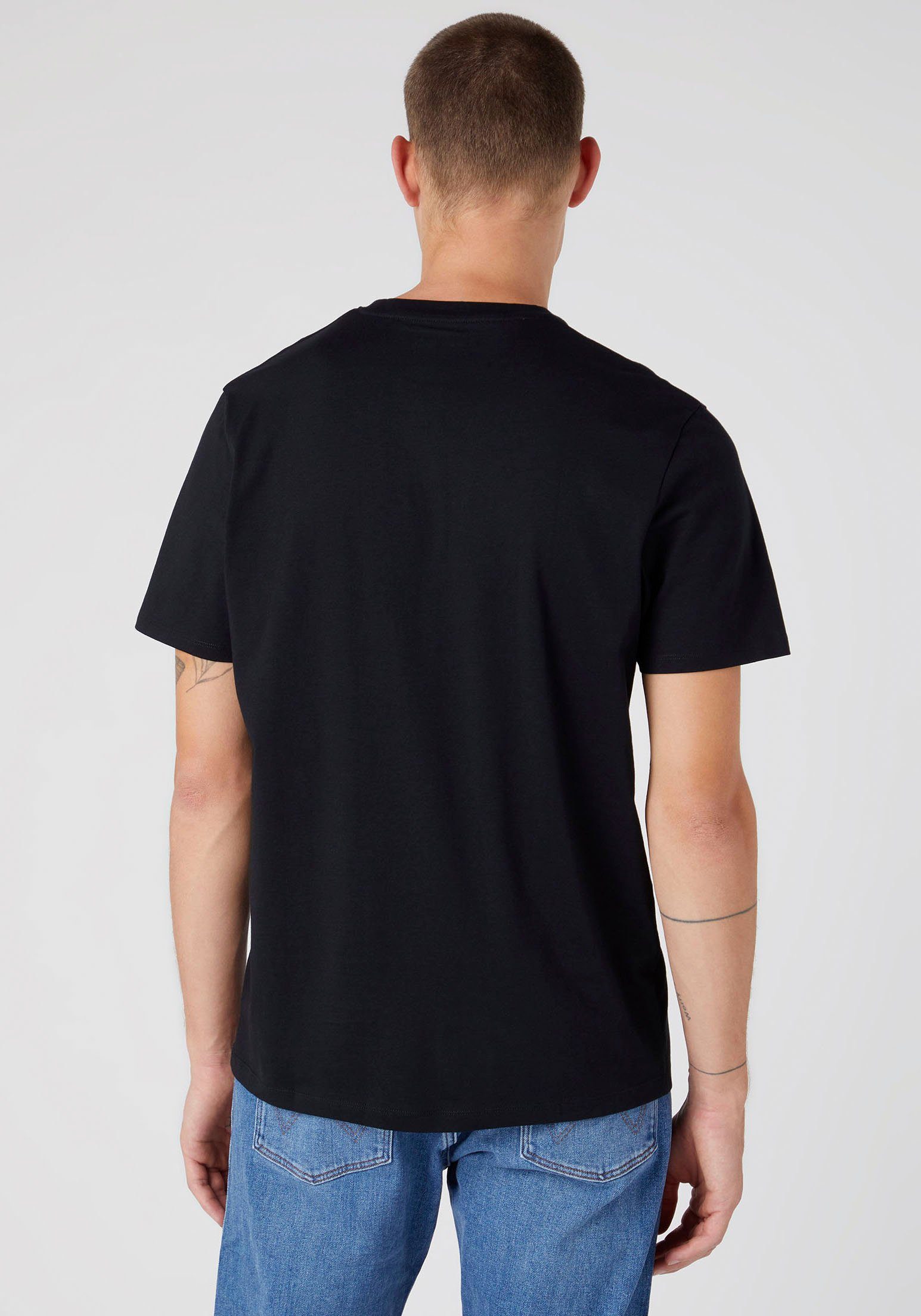 Wrangler T-shirt Sign Off (2-delig, Set van 2)