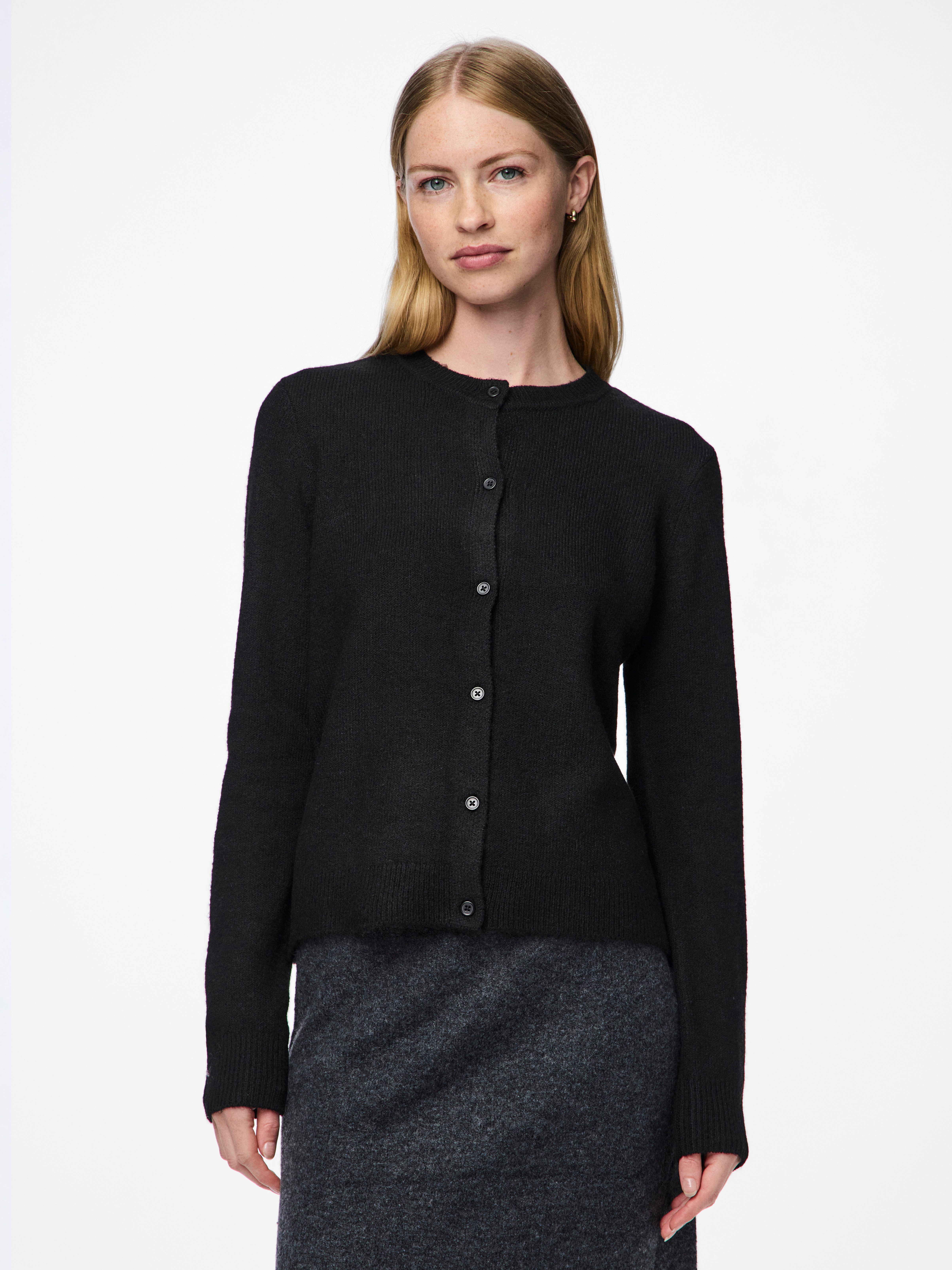 pieces Vest PCMALOU LS KNIT CARDIGAN NOOS BC