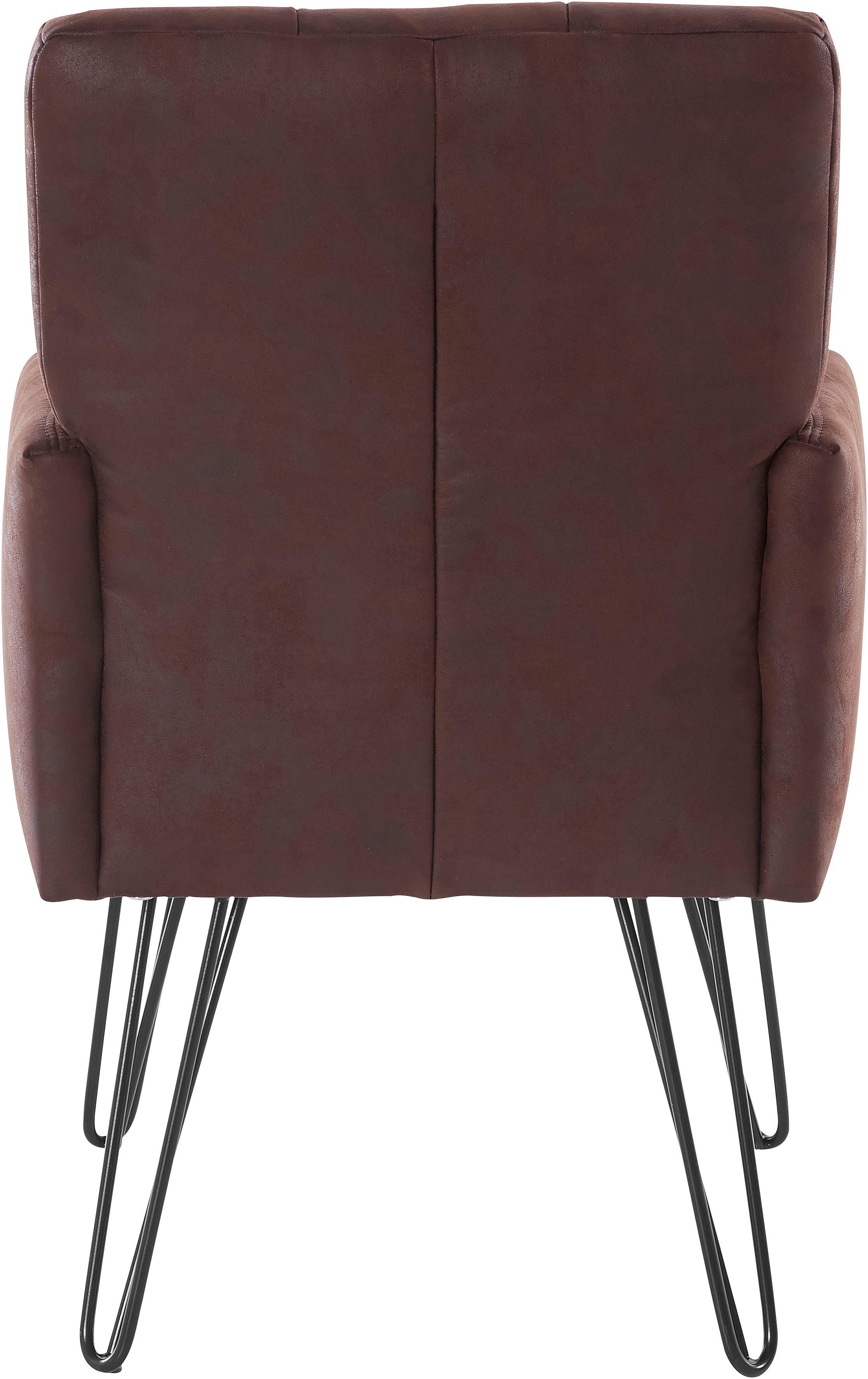 exxpo - sofa fashion Fauteuil Doppio, loungesessel met designonderstel, comfortabel en elegant