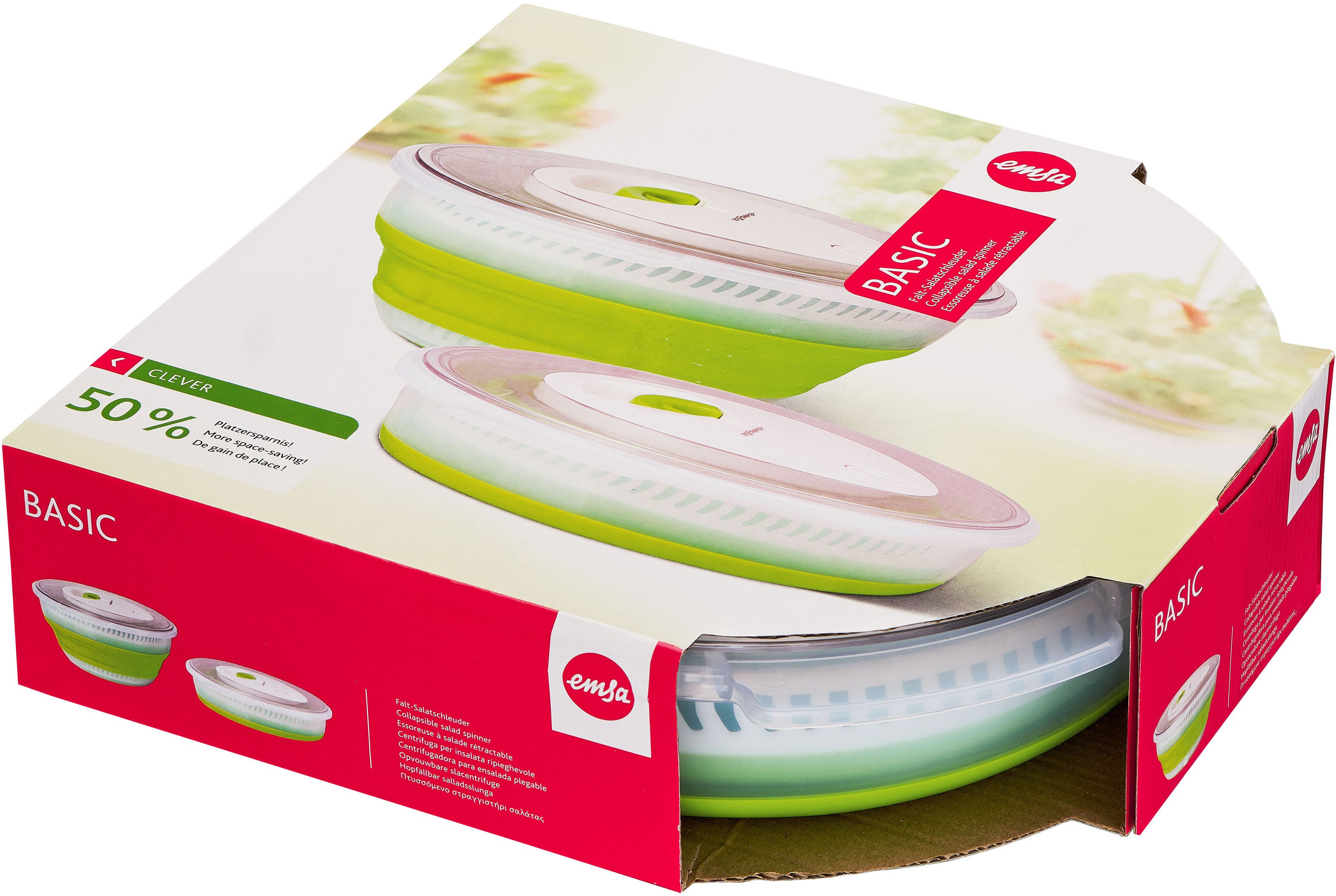 Emsa Slacentrifuge Basic 40 x 10 x 6,5 cm, zwart, 3,5w, leeslamp kantoor (3-delig)