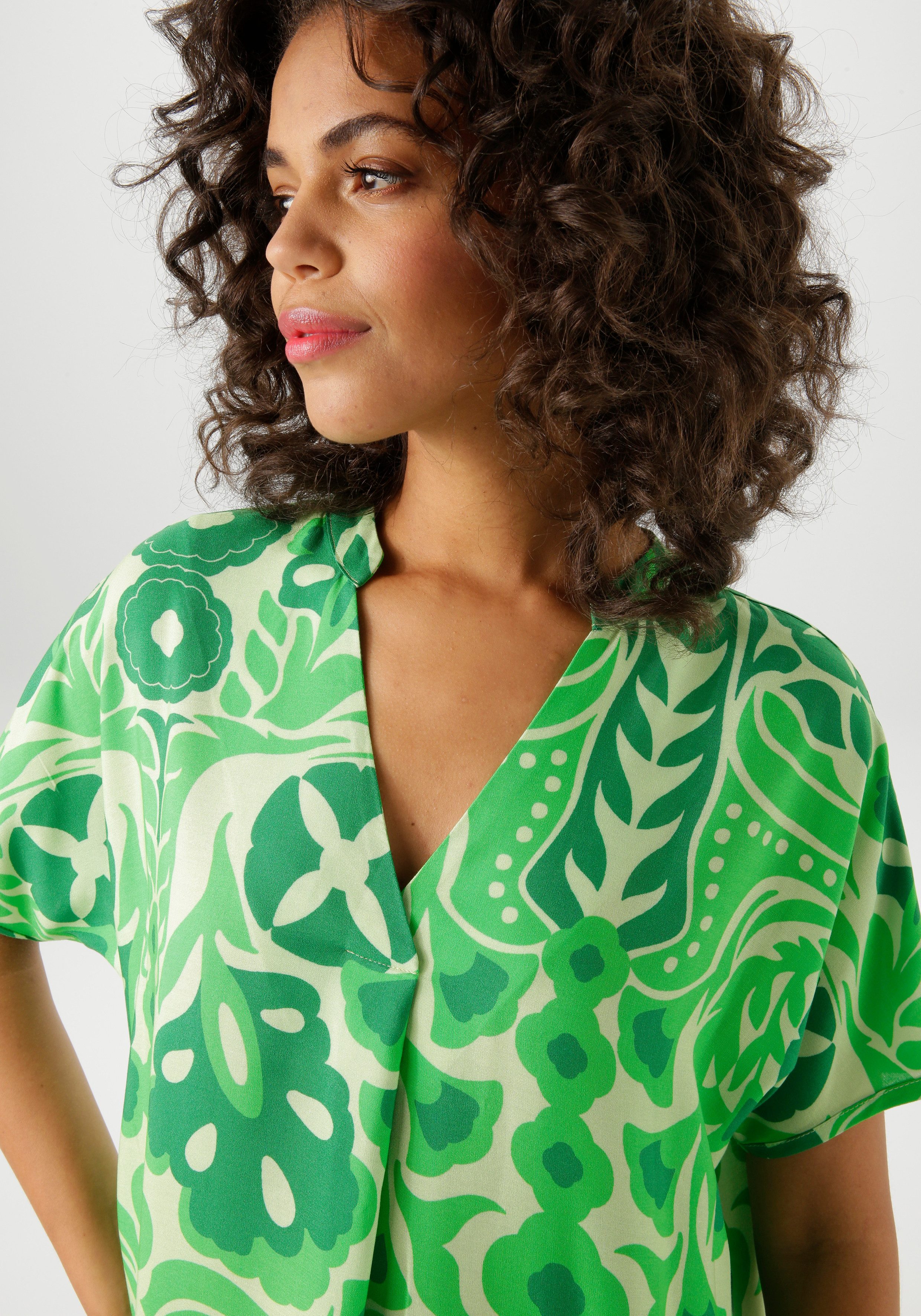 Aniston CASUAL Zomerjurk met extravagante, grafische print - nieuwe collectie