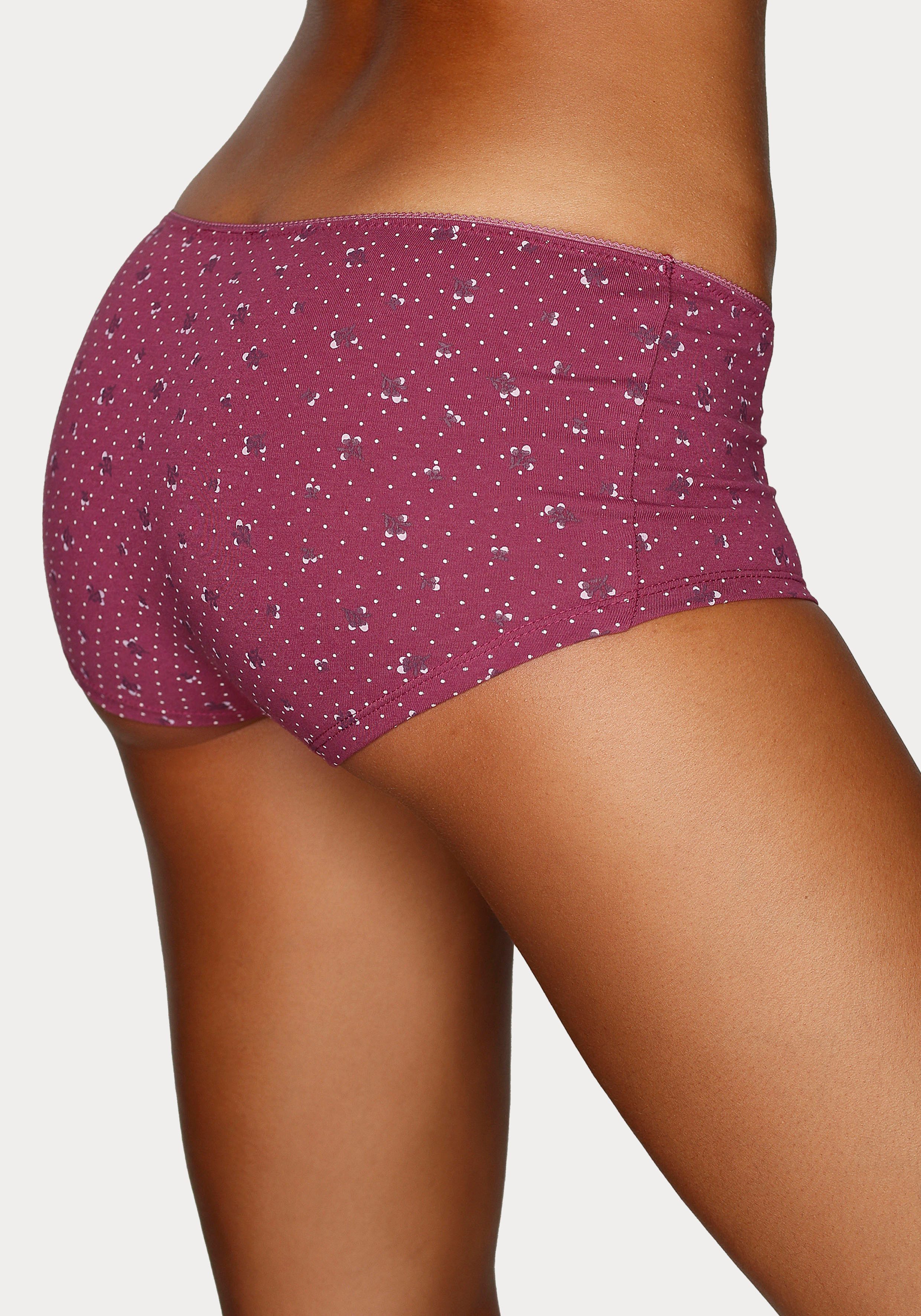 Petite fleur Hipster van elastisch katoen (Set van 6)