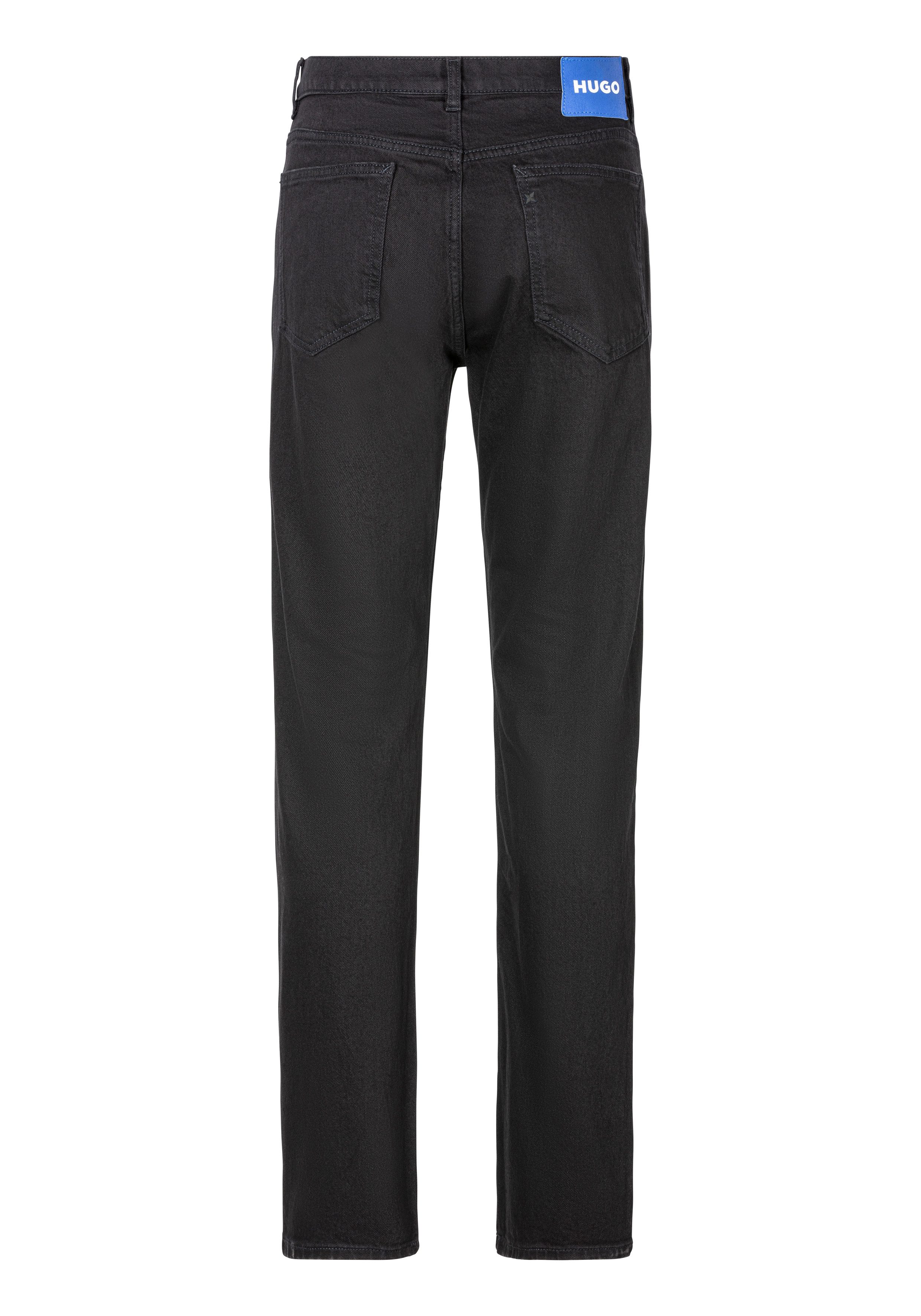 HUGO Blue Tapered jeans Brody met stone-washed-finish