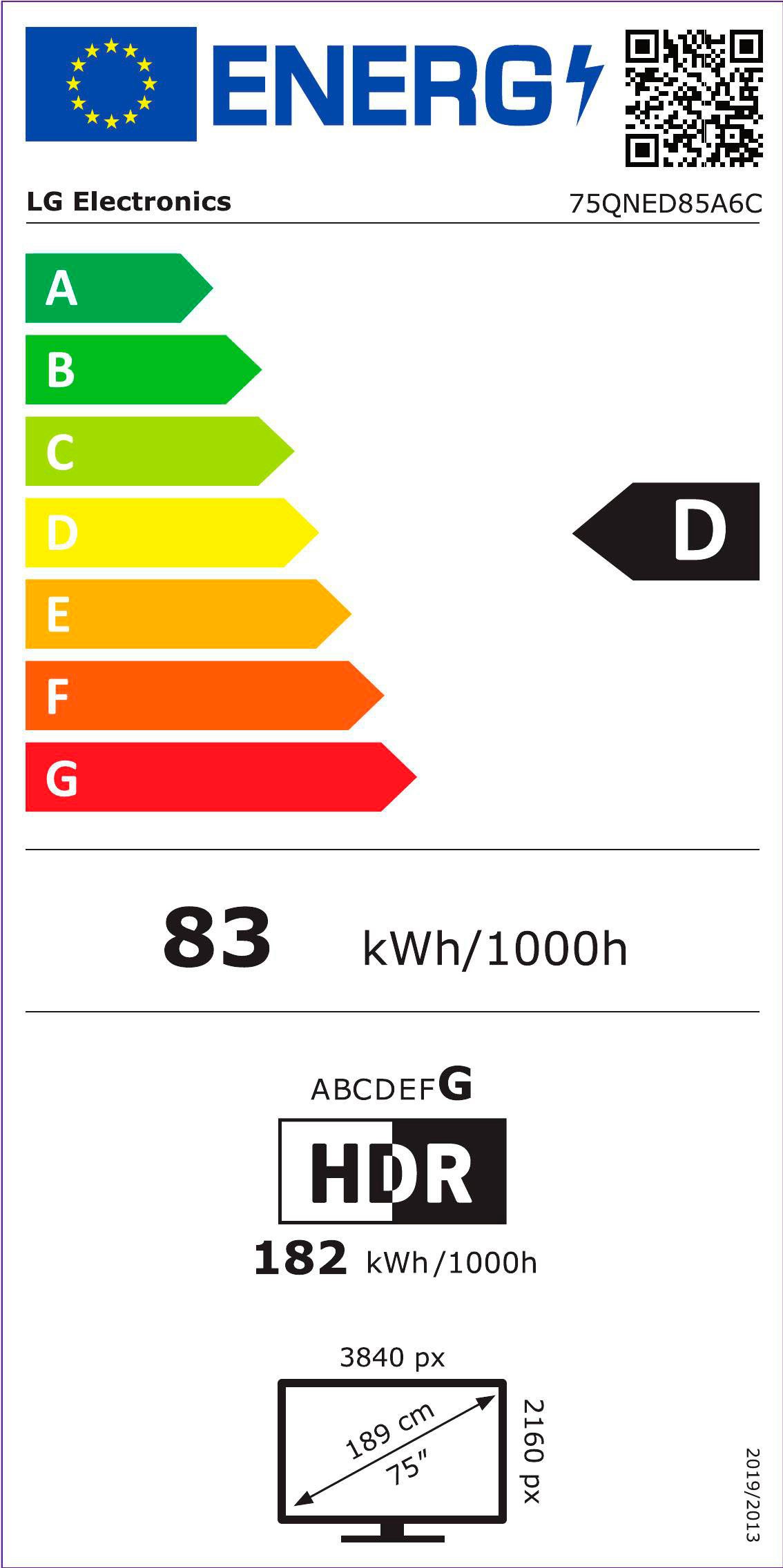 LG QNED-tv 75QNED85A6C