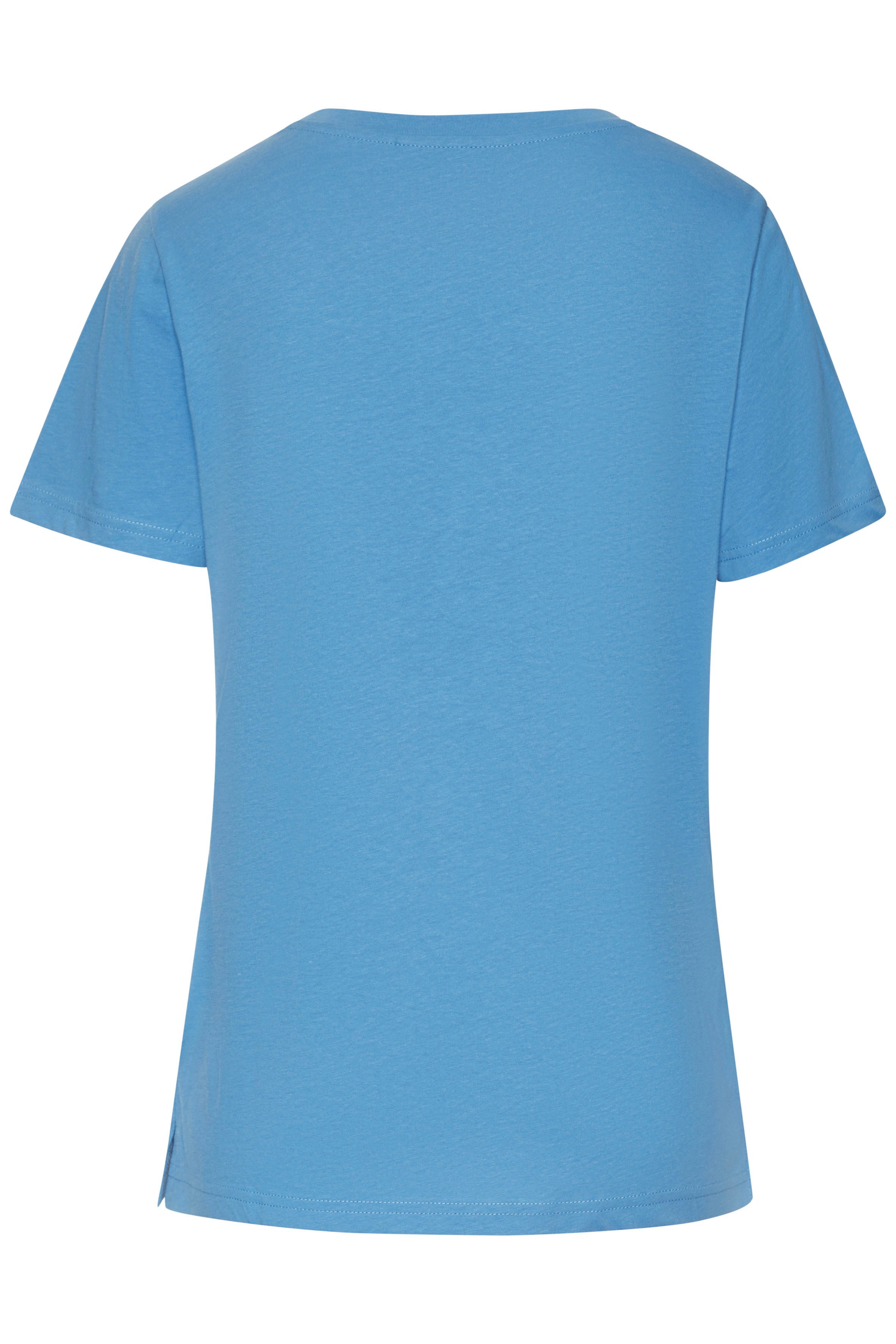 Beachtime T-shirt Met modieuze opening aan de zoom