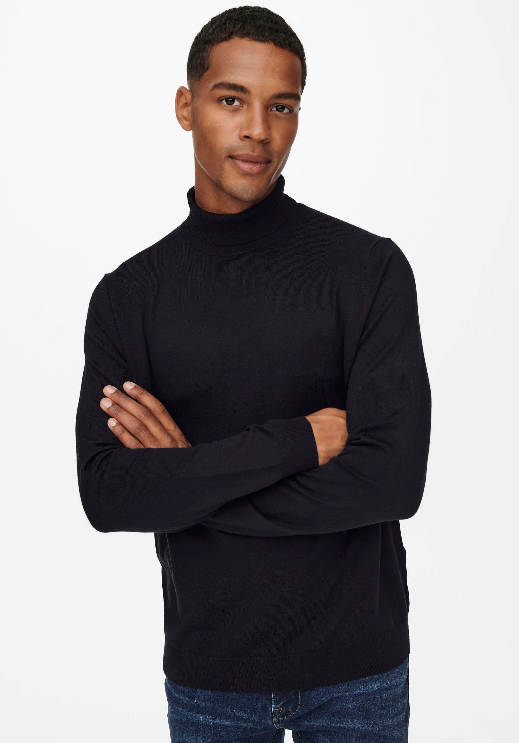 ONLY & SONS Coltrui ONSWYLER LIFE REG ROLL NECK KNIT NOOS