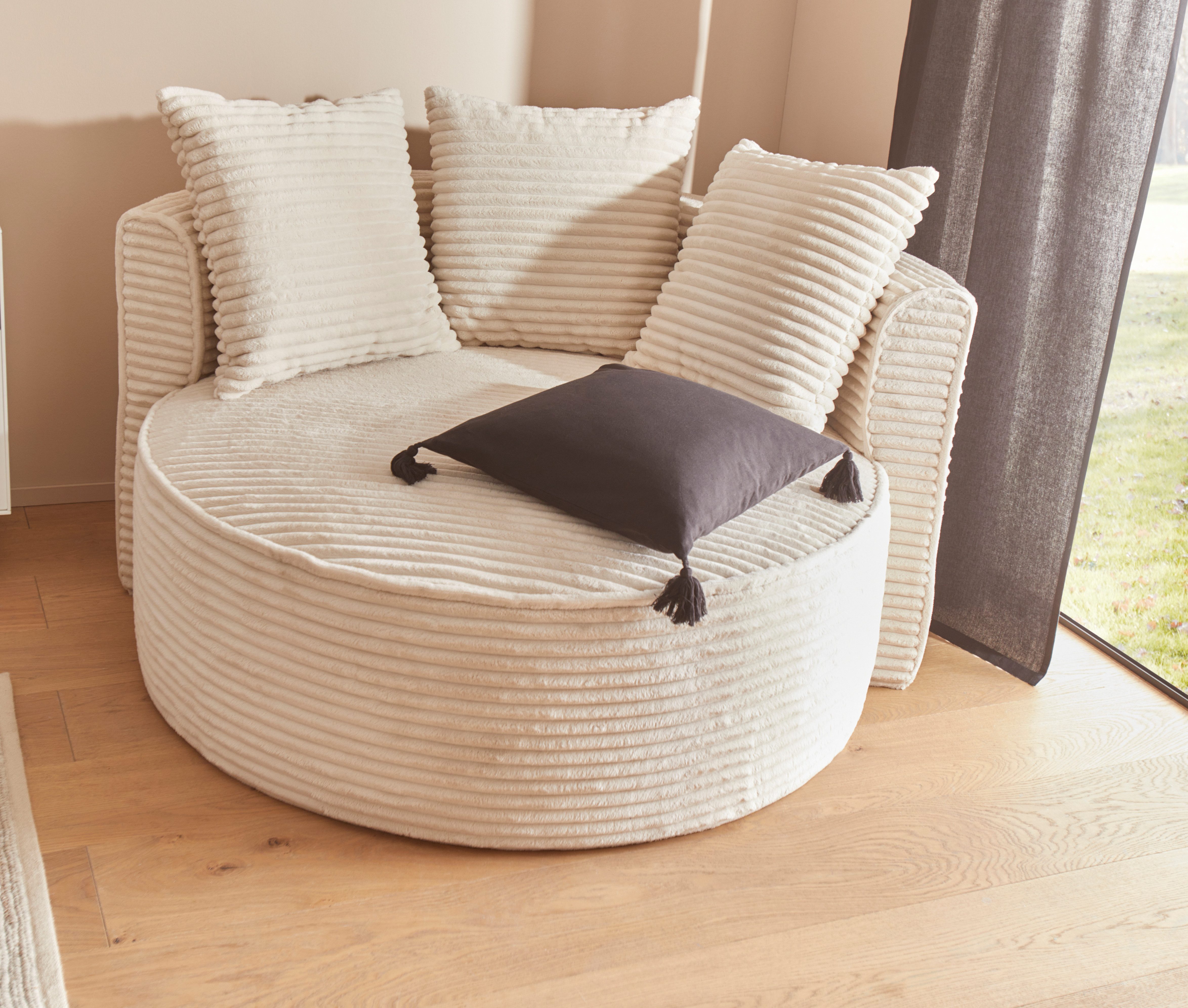 LeGer Home by Lena Gercke XXL-fauteuil Isalie, stoel in moderne kleuren, leesstoel, loveseat, grote stoel