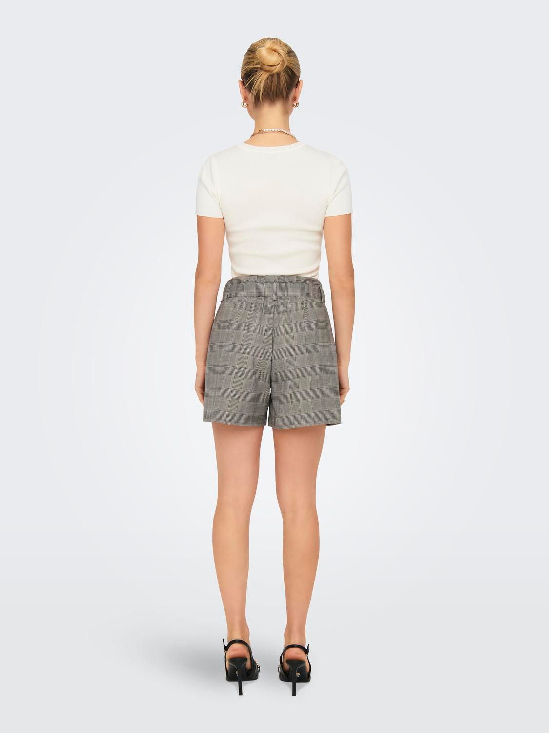 Only Short ONLLYRIC LIFE BELT CHECK SHORTS CC TLR