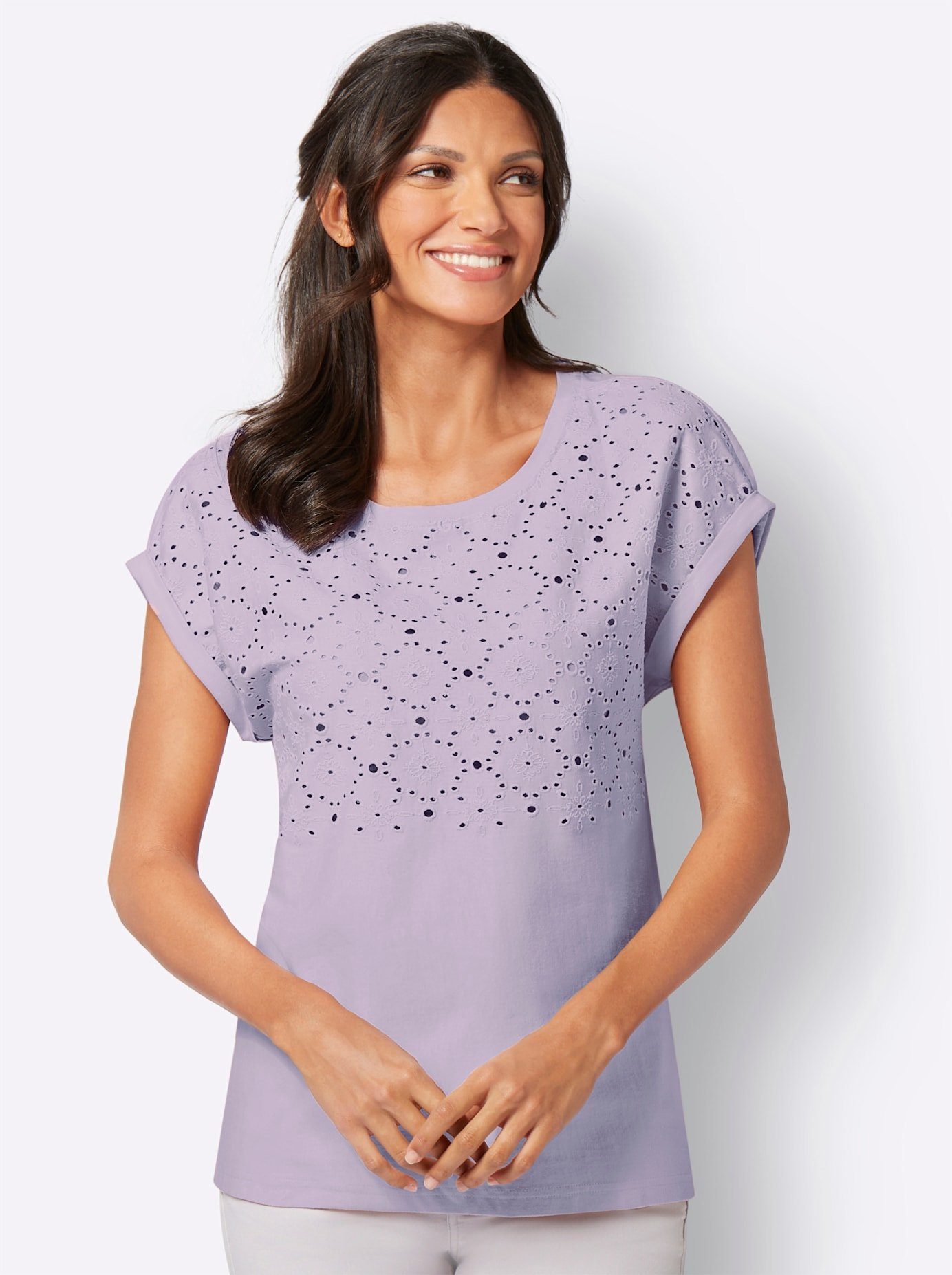 Classic Basics Shirt met ronde hals (1-delig)