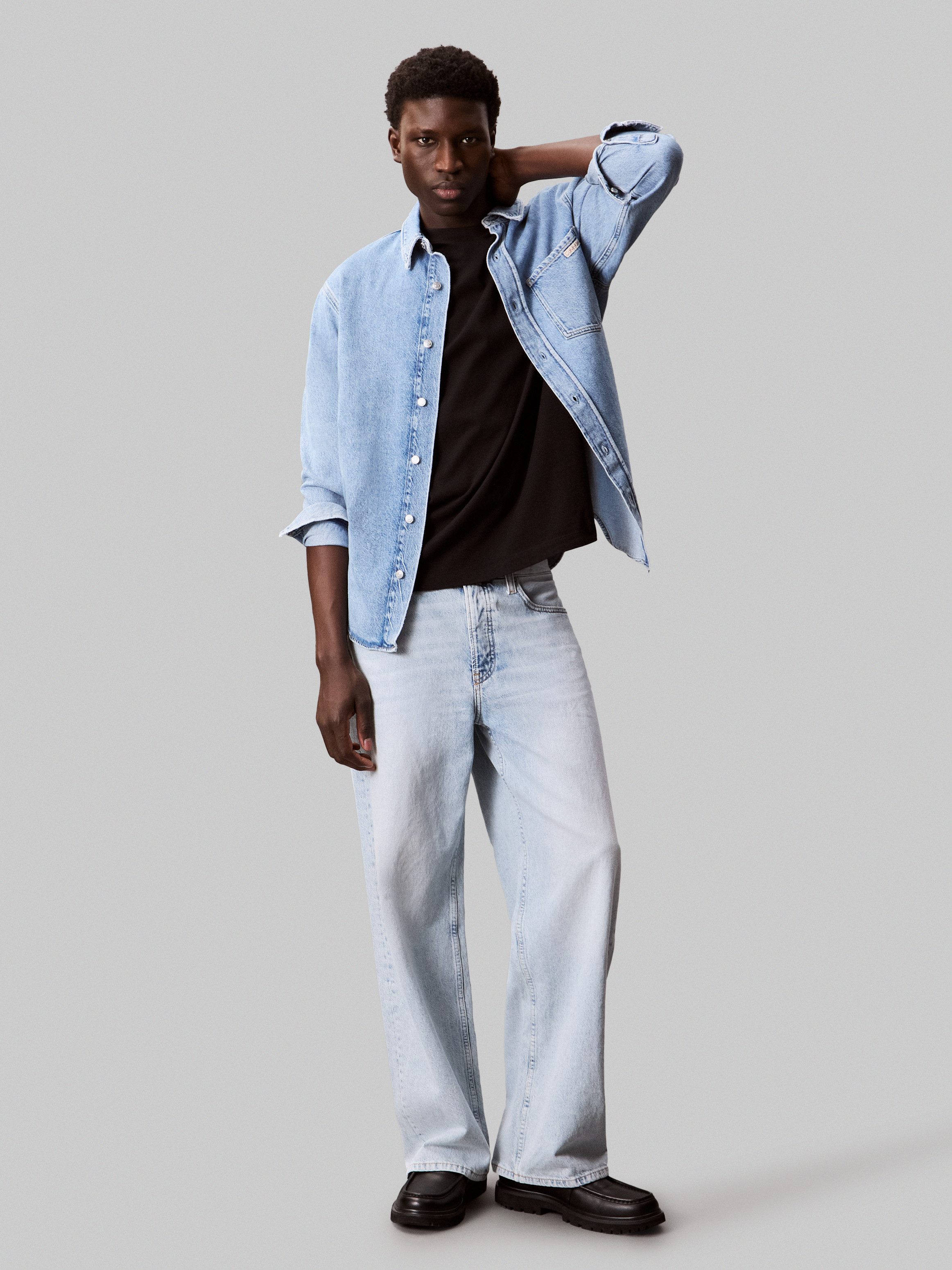 Calvin Klein T-shirt A- SS REL SEASONAL MONOLOGO TEE