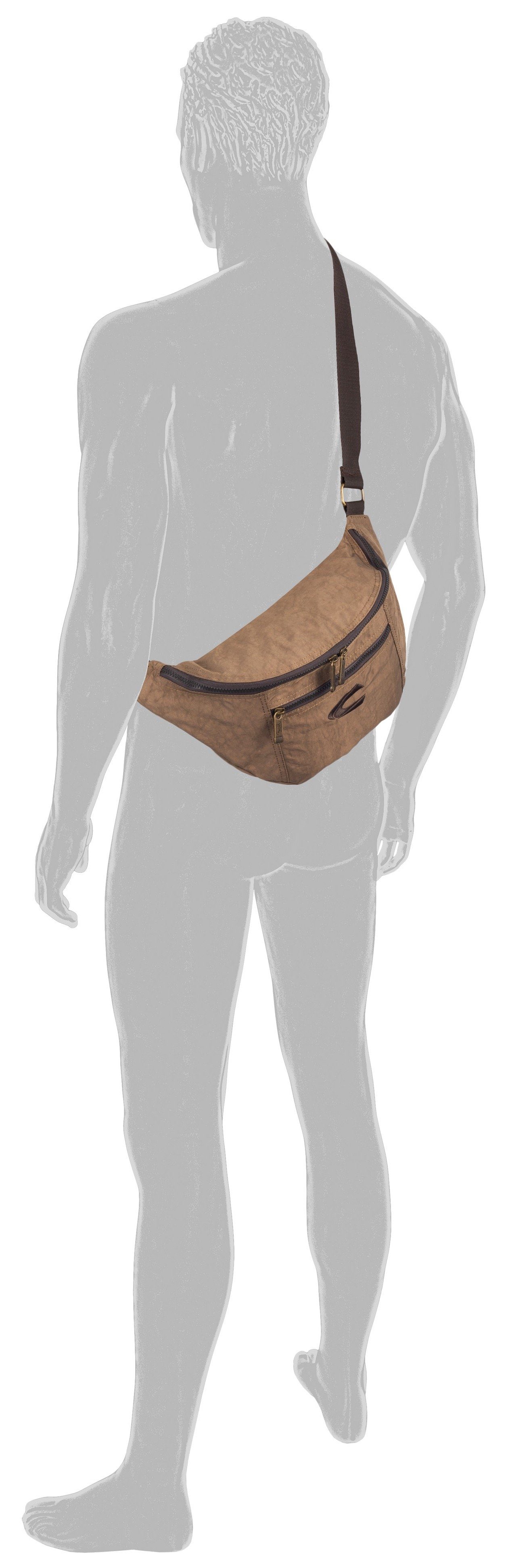 camel active Schoudertas Journey van licht robuust nylon, functioneel perfect voor alle levensomstandigheden