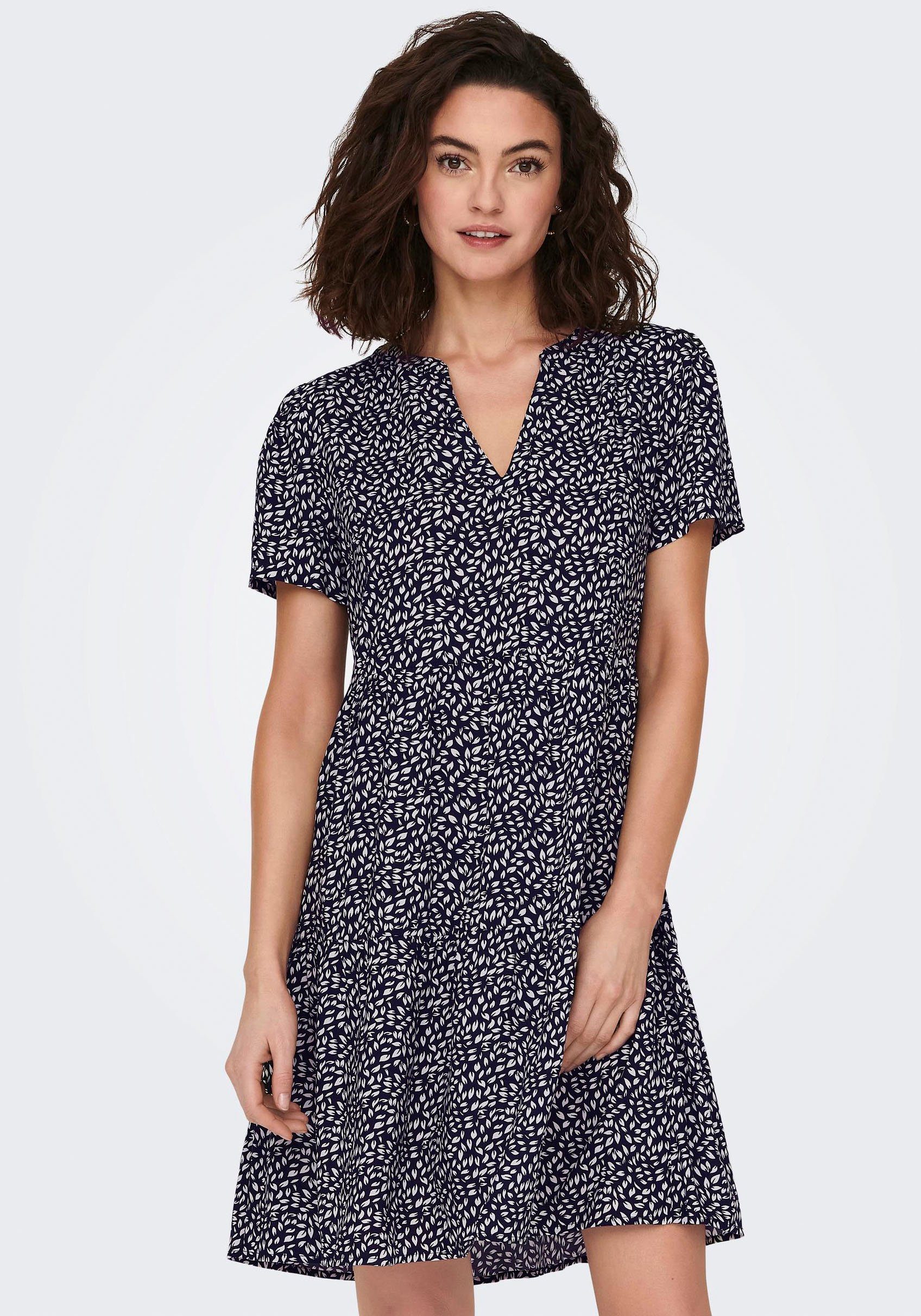 Only NU 21% KORTING:  Zomerjurk ONLZALLY LIFE S/S THEA DRESS NOOS PTM
