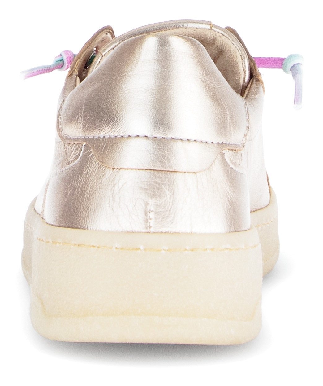 Gabor Slip-on sneakers , vrijetijdsschoen, halfschoen, slipper met gekleurde elastieken