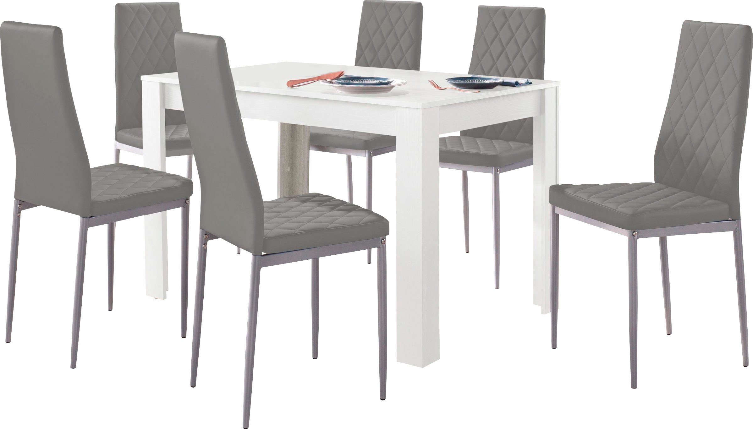 INOSIGN Eethoek TOPSELLER! Tafel, stoel, OTTOs keuze (set, 5-delig)