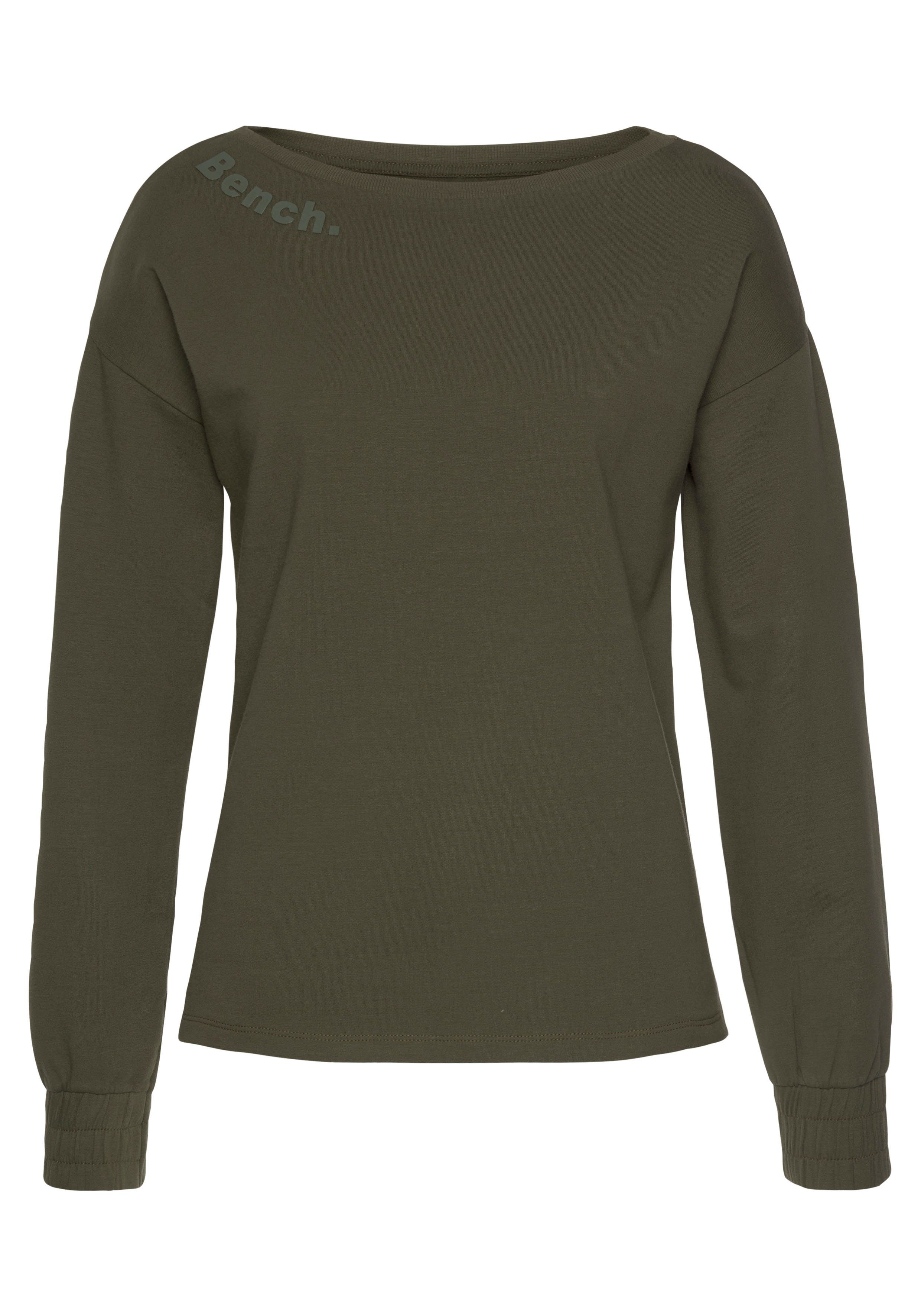 Bench. Loungewear Sweatshirt met gerimpelde mouwmanchetten, loungepak