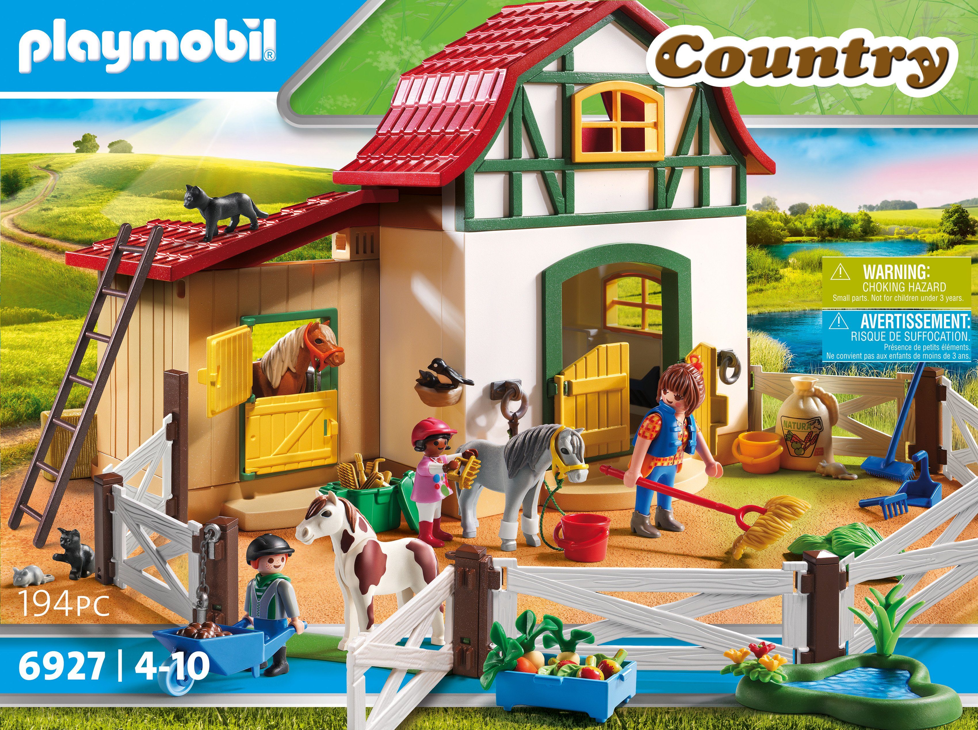 voorkomen Ontwikkelen Demon Play Playmobil® Constructie-speelset Ponyboerderij (6927), country Made in  Germany (194 stuks) online bij | OTTO