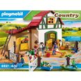 playmobil constructie-speelset ponyboerderij (6927), country made in germany (194 stuks) multicolor