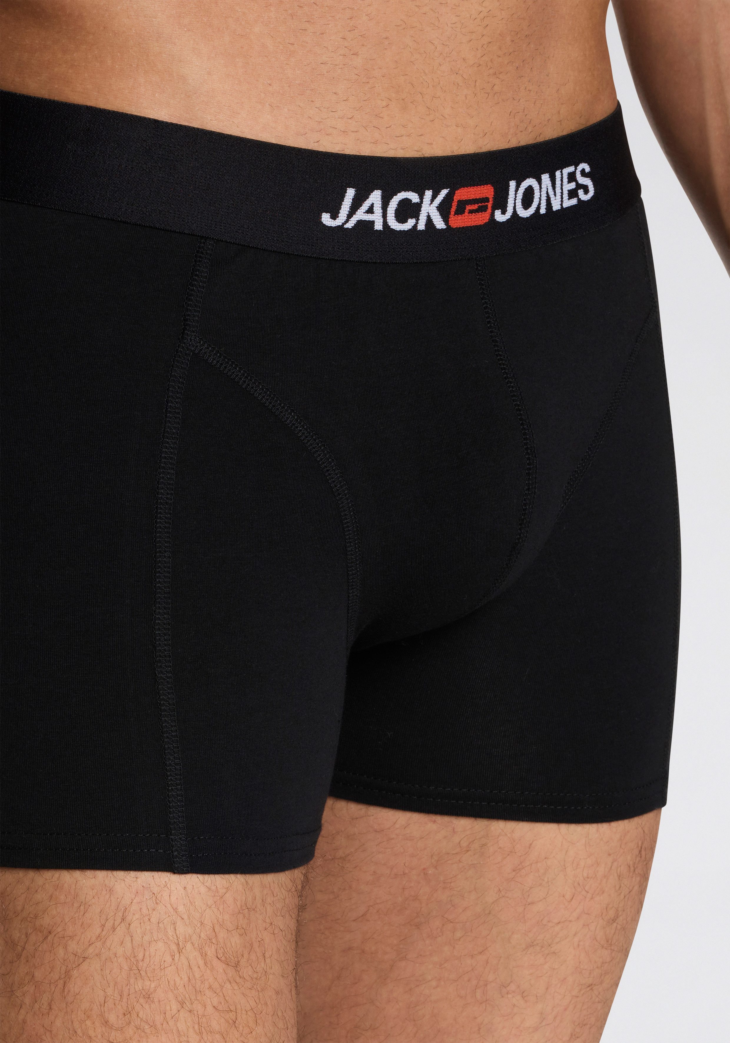 Jack & Jones Trunk JACOLD – Boxershorts met gekleurde band in 6-pack (set, 6 stuks)