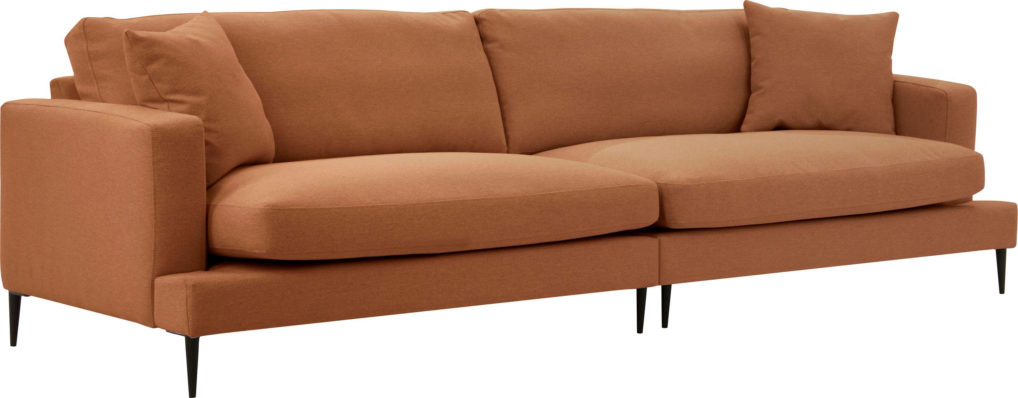Leonique Megabank Cozy elegante designbank, afmetingen B/D/H: 252/97/80 cm