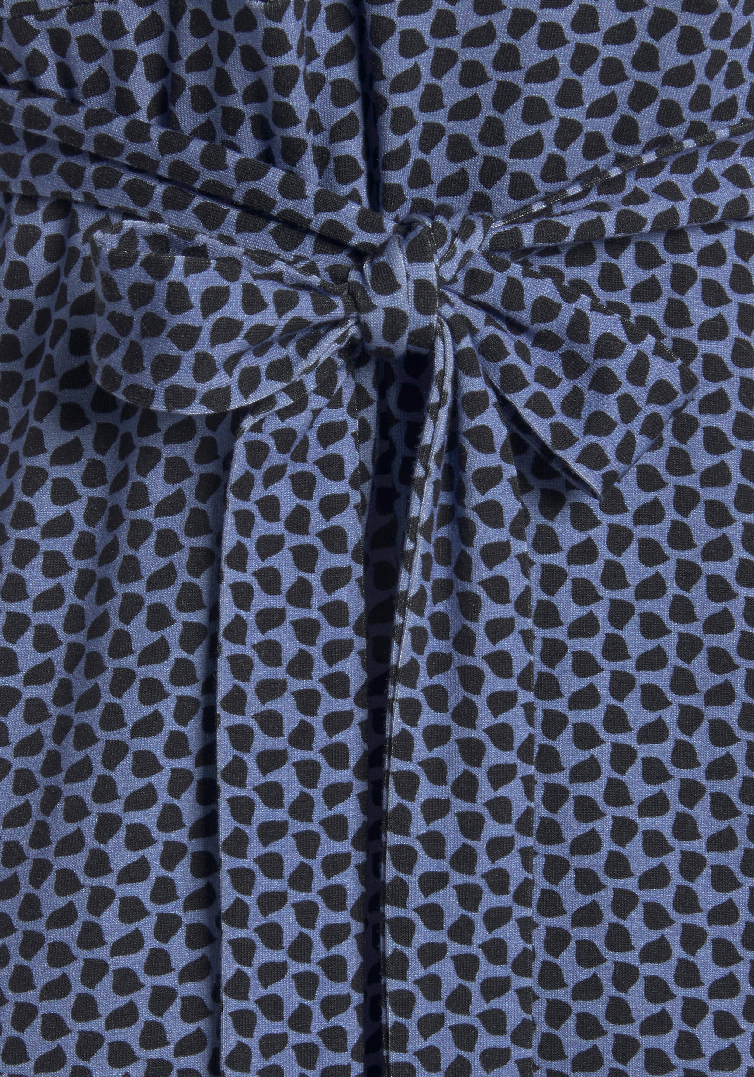 Vivance Jerseyjurk met geometrische print, flatterende t-shirtjurk, zomerjurk