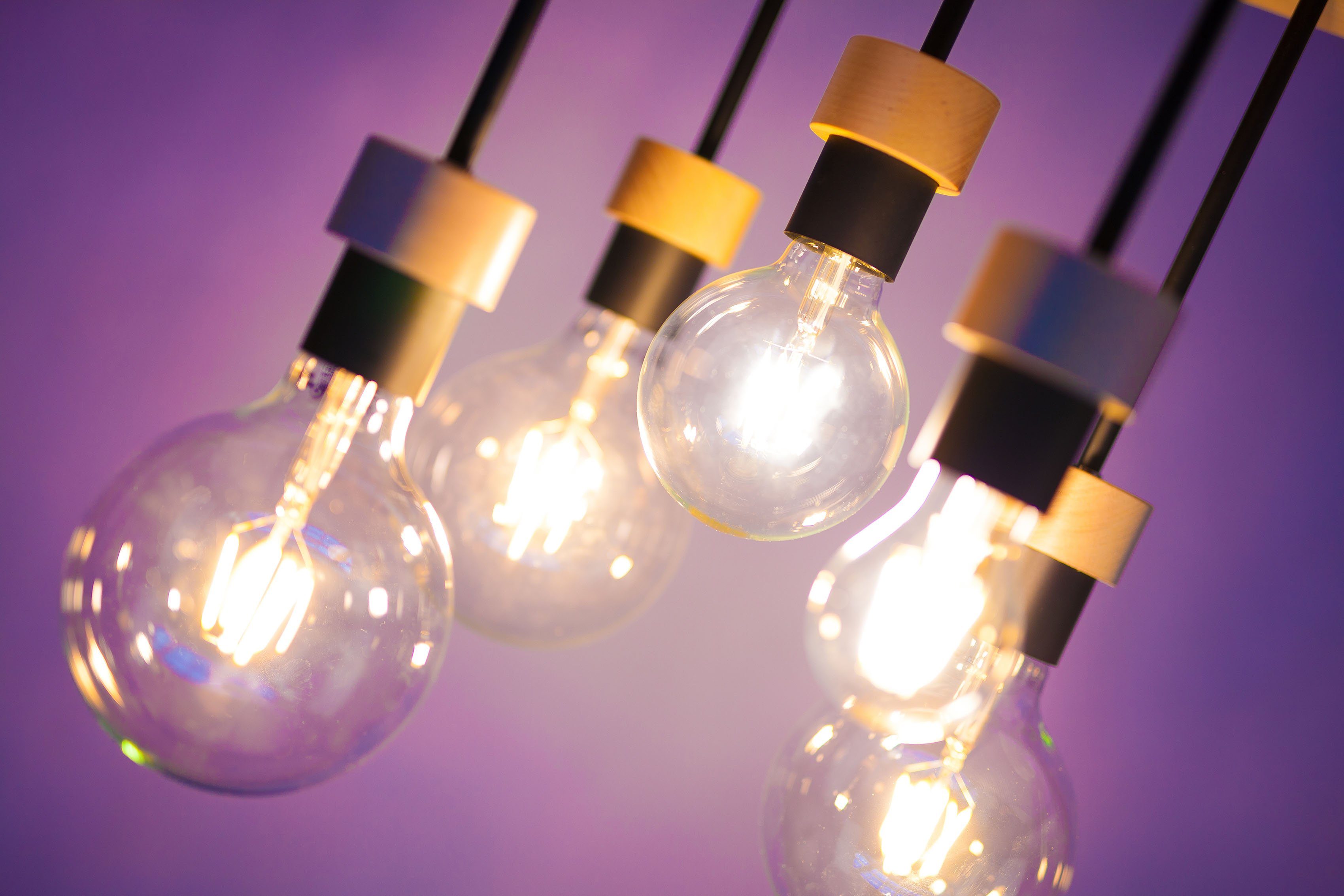 BRITOP LIGHTING Plafondlamp CHANDELLE Natuurproduct van eikenhout, duurzaam met FSC®-certificaat (1 stuk)