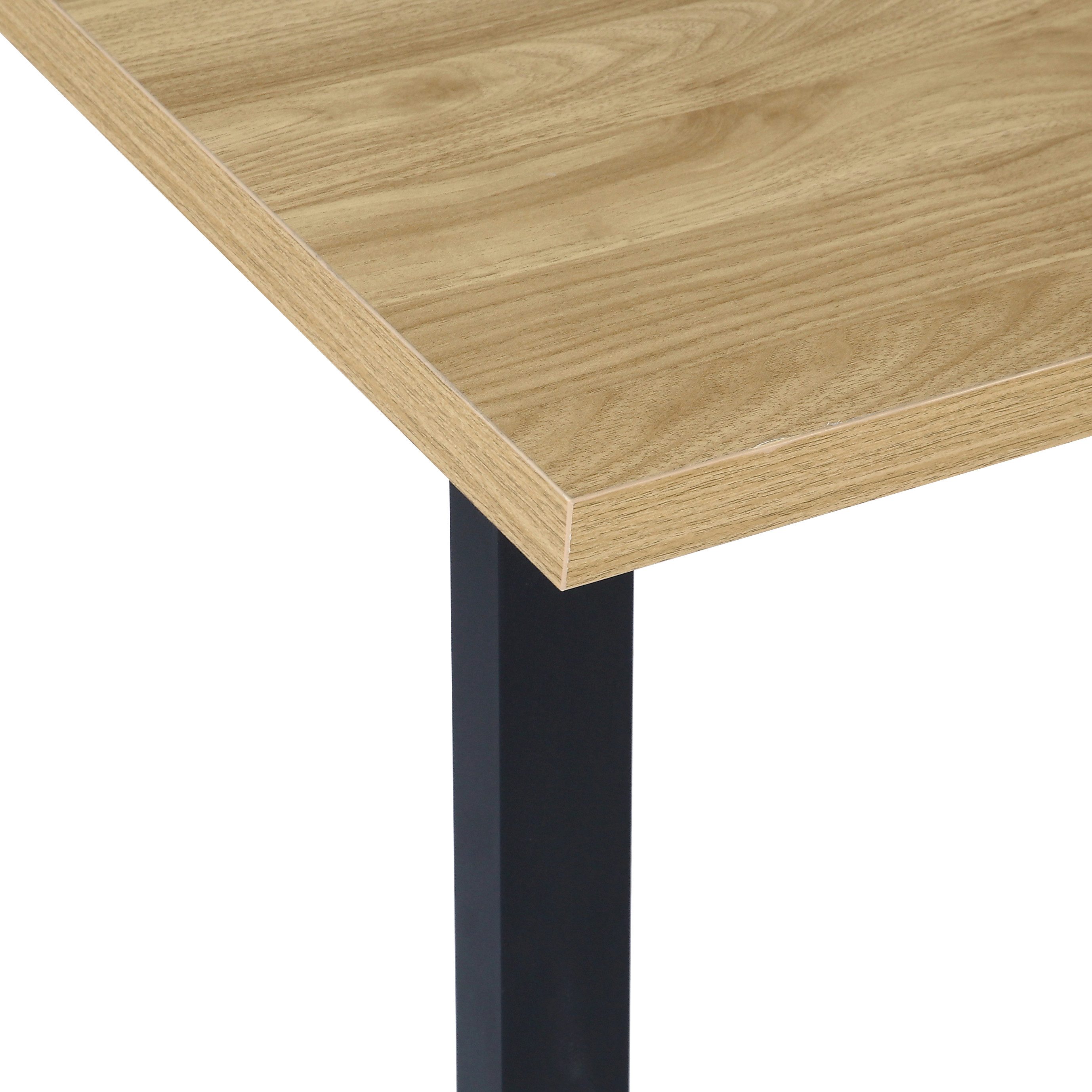 Home affaire Eettafel Soyans moderne kuipframe, in vier breedtes, melaminehars gecoat