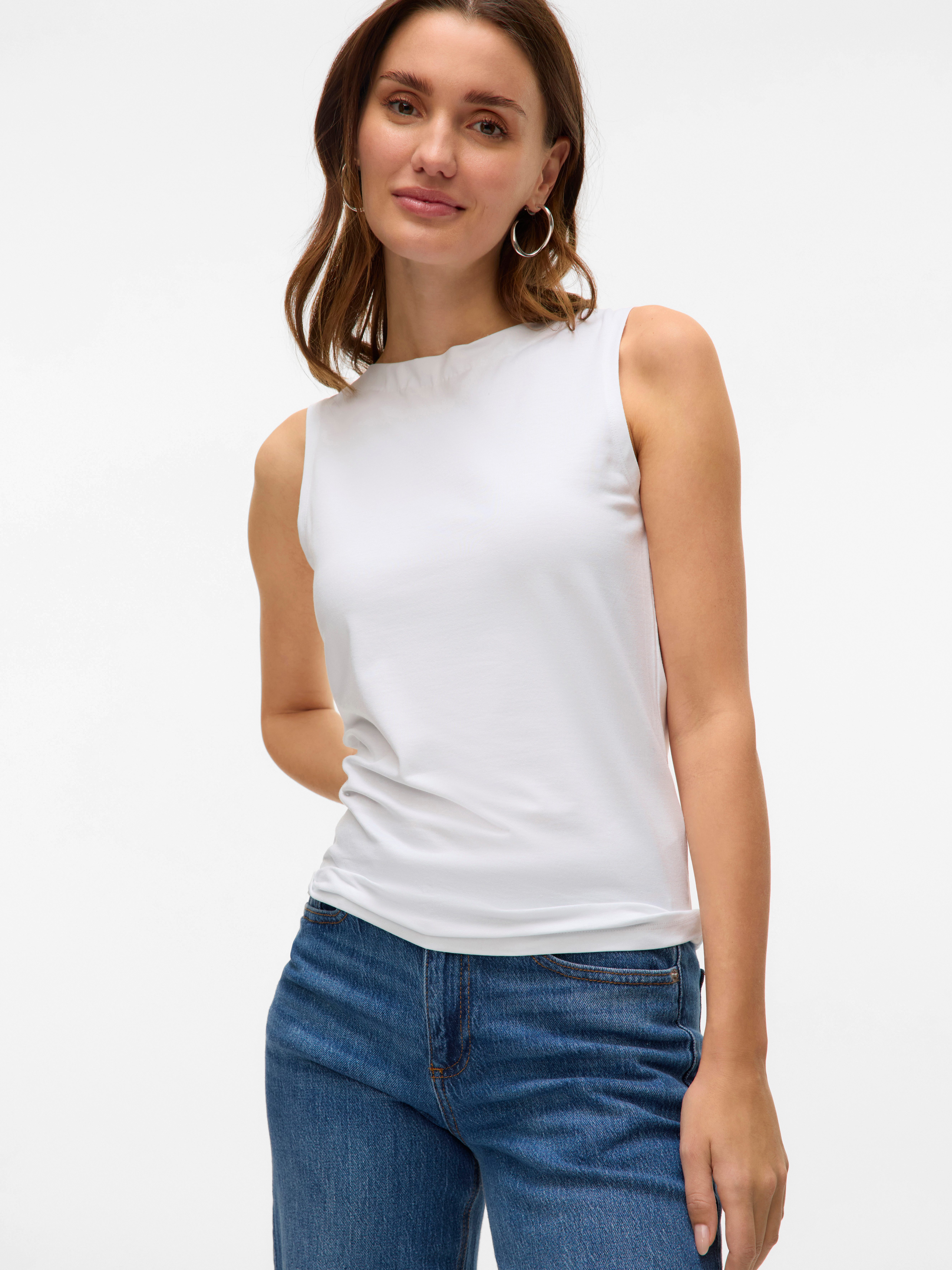 Vero Moda Shirttop VMPANDA MODAL SL TOP JRS NOOS