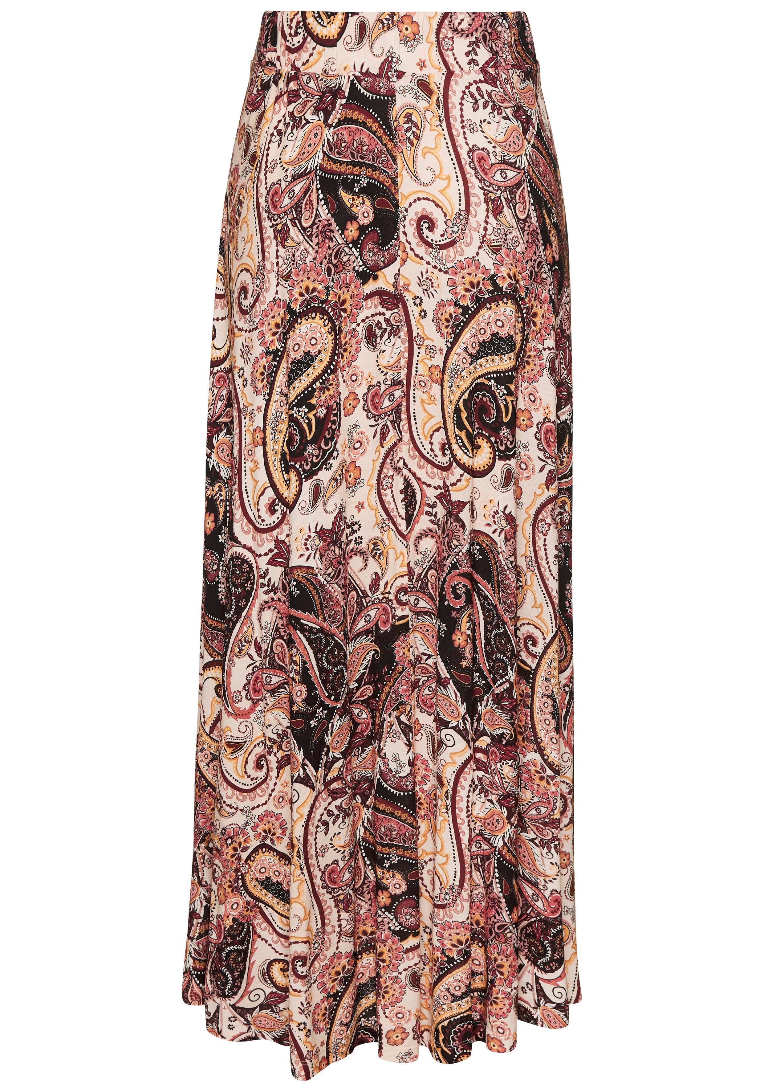 Vivance Maxirok met paisleyprint, zomerrok