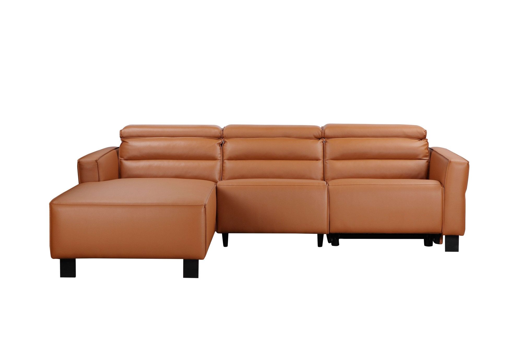 Places of Style Hoekbank Carpari, L-vorm, 263 cm, handmatige of elektrische relaxfunctie