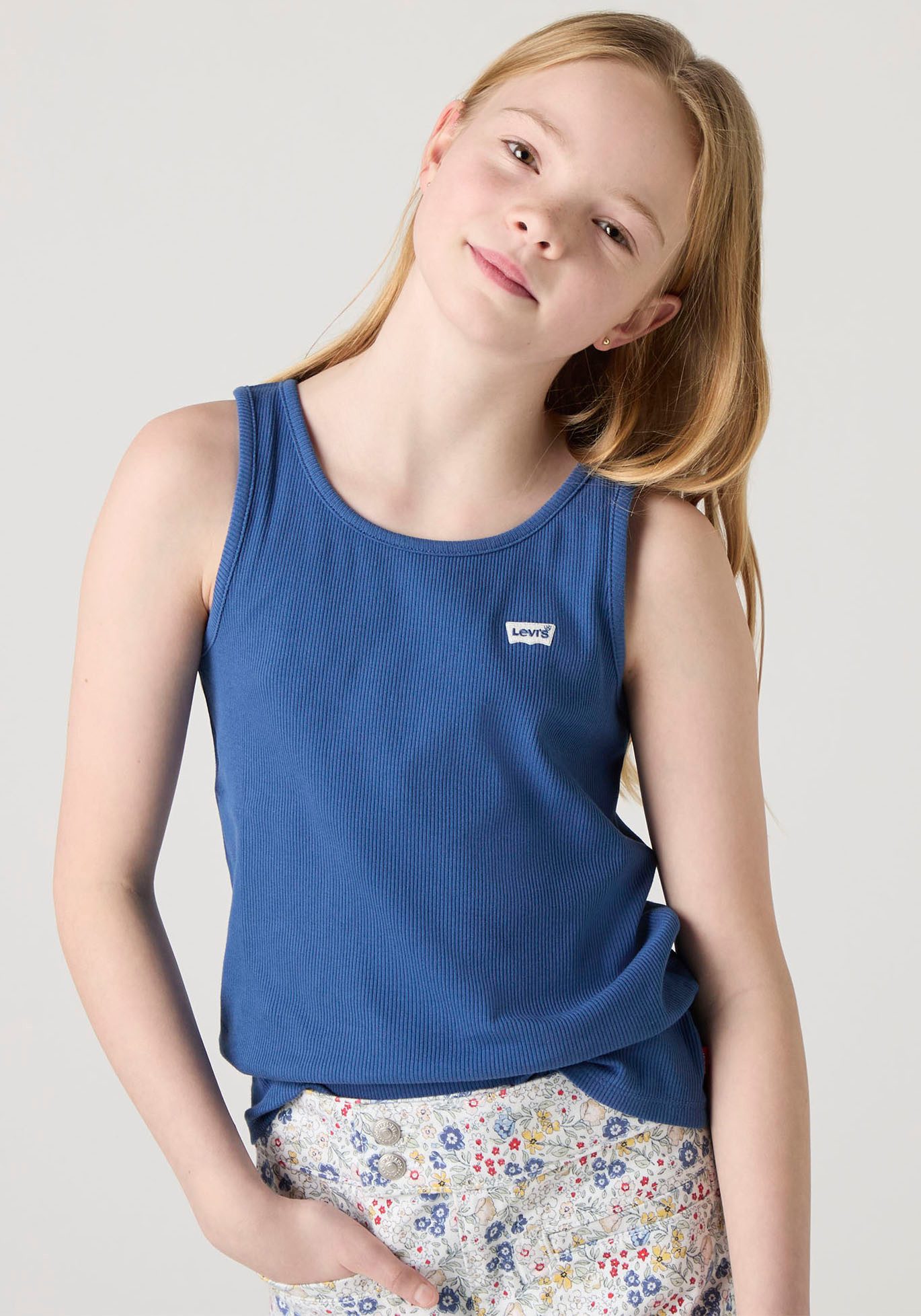Levi's Kidswear Geribde tanktop LVG MEET AND GREET RIBBED TANK