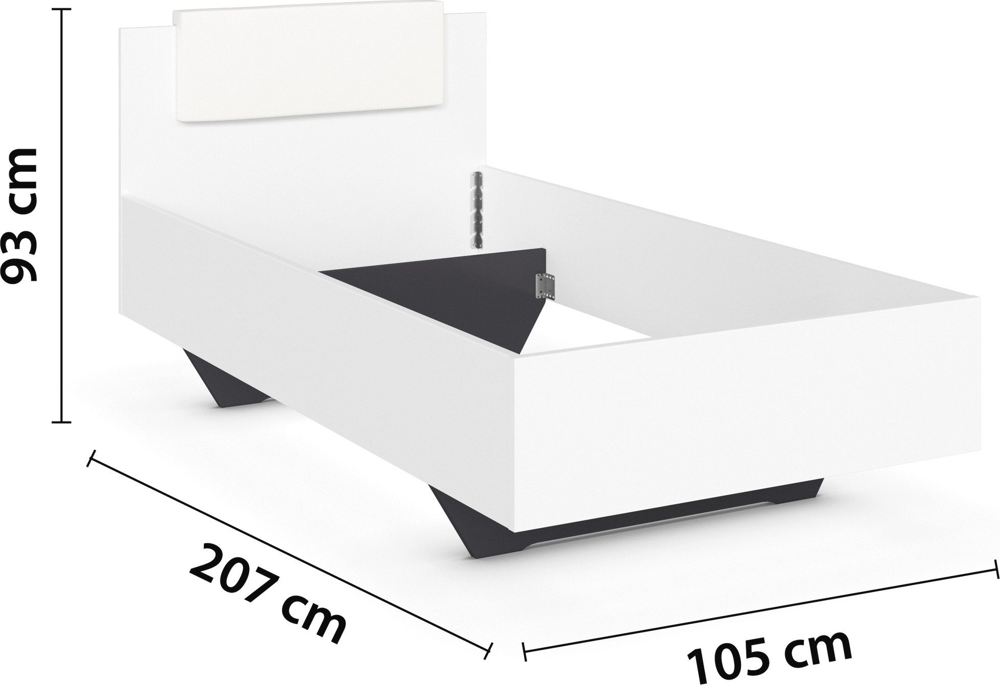 rauch Slaapkamerserie Compleet kamer compleet slaapkamer set (3-delig) MAIKA Kast 3 breedtes, 2 hoogtes, bed 100 cm, nachtkastje MADE IN GERMANY (set, 3-delig)