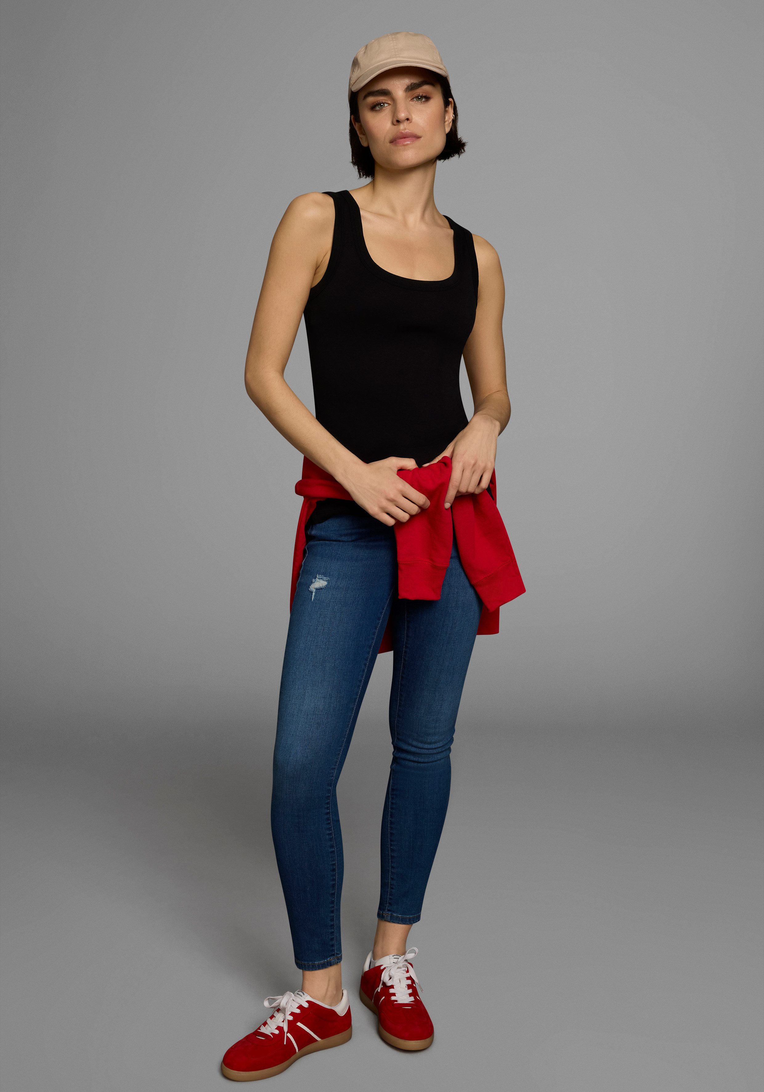 Flashlights Tanktop in een lang model (2-delig, Set van 2)