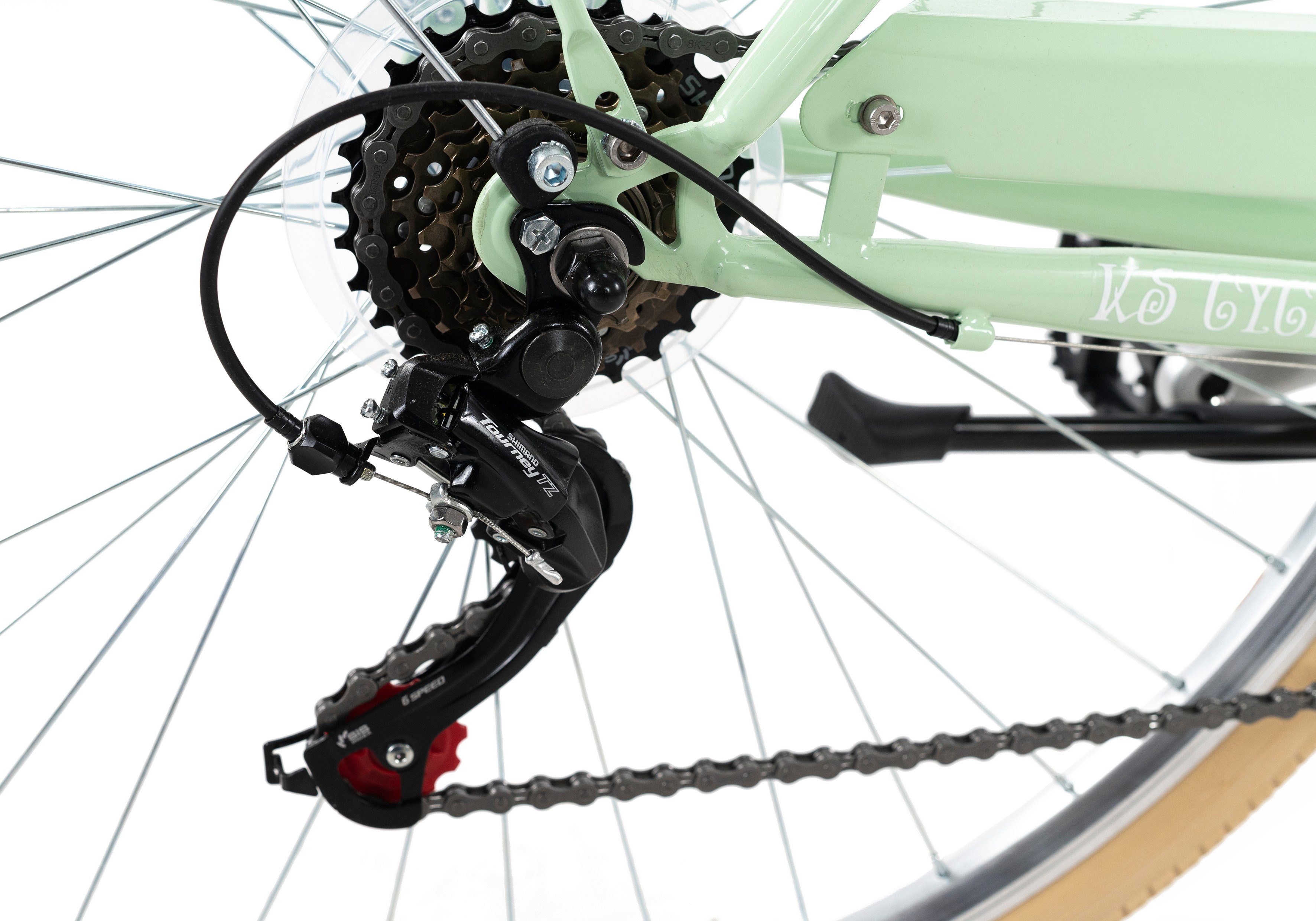 KS Cycling Citybike Casino voor dames, kettingversnelling