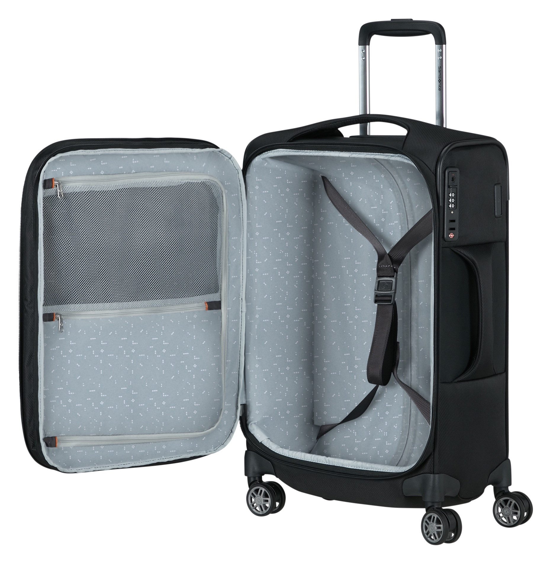 Samsonite Zachte bagage trolley RE-LITE, verschillende maten en kleuren (set, 2 stuks)