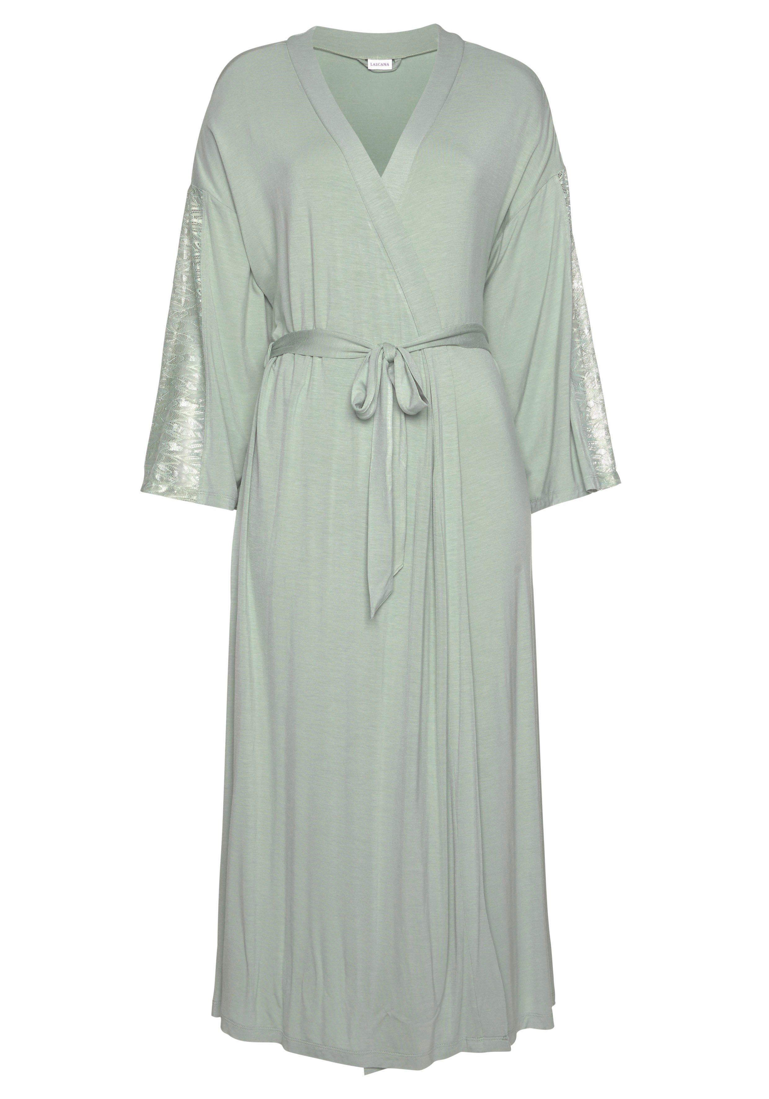 Lascana Kimono met kanten details