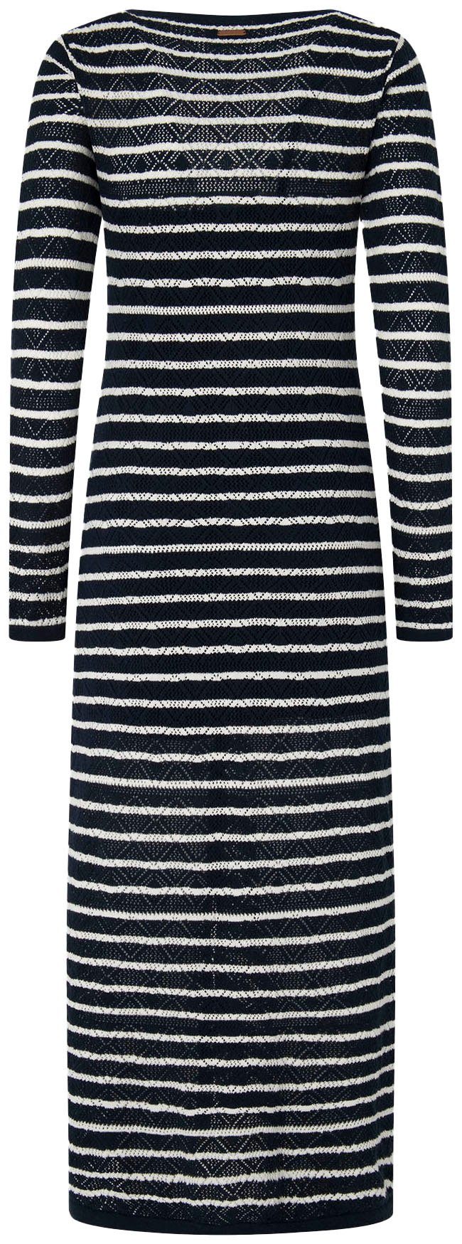Pepe Jeans Maxi-jurk FRANCES DRESS van katoenbrei met linnen