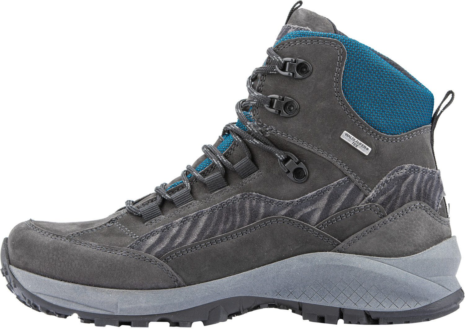 Waldläufer Trekkingschoenen H-EMMA outdoor, veterschoenen, high-top met tex-membraan, breedte h (zeer breed)