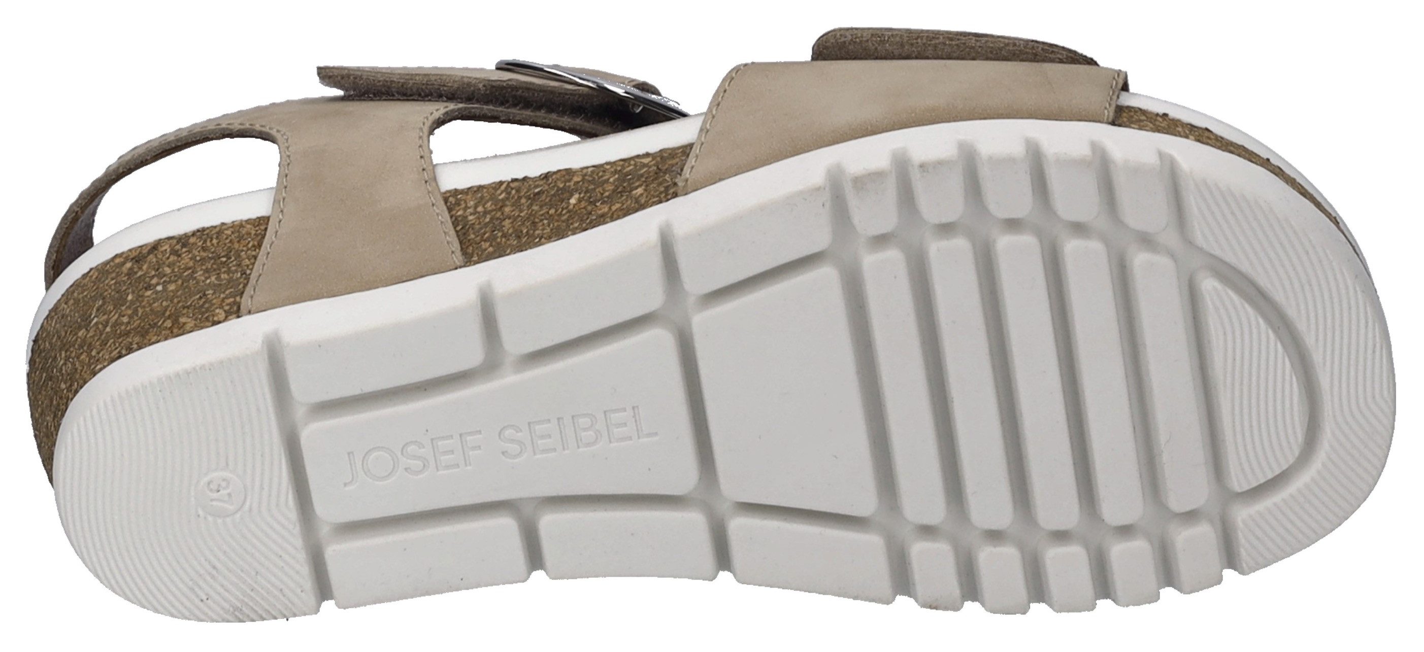 Josef Seibel Sleehaksandaaltjes Quinn 16 , plateausandaal, wedgesandaal met klittenbandsluiting